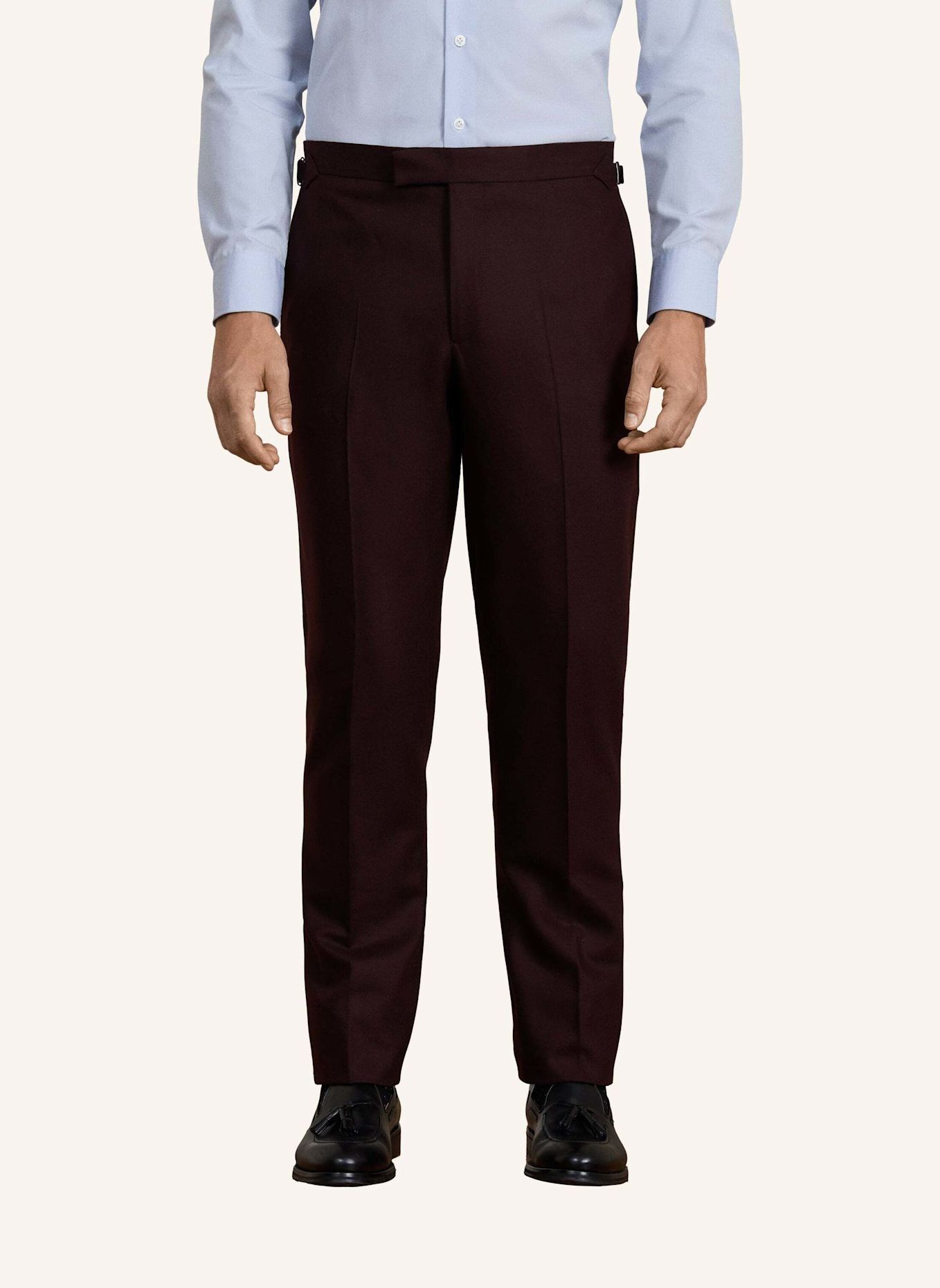 HACKETT LONDON Anzug SR BURGUNDY TRS: DUNKELROT