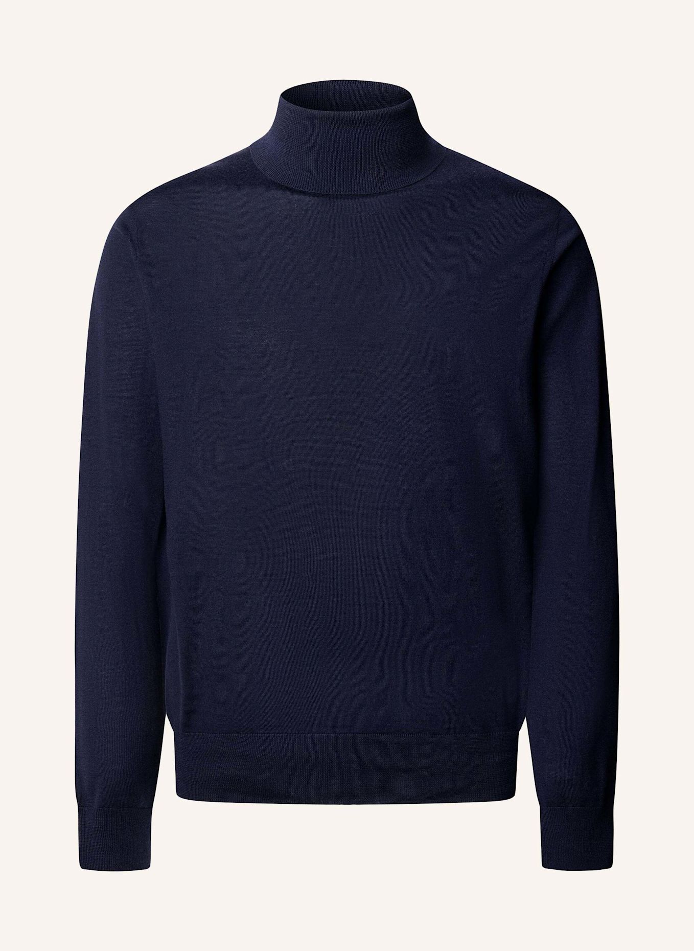 HACKETT LONDON Pullover SR MERINO ROLL NECK: DUNKELBLAU