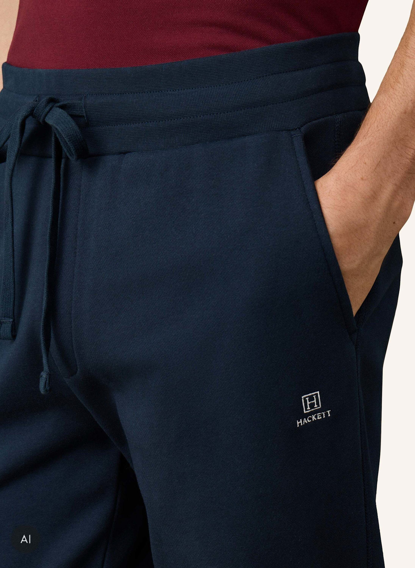HACKETT LONDON Jogginghose HRTG H SML LOGO JGR: BLAU