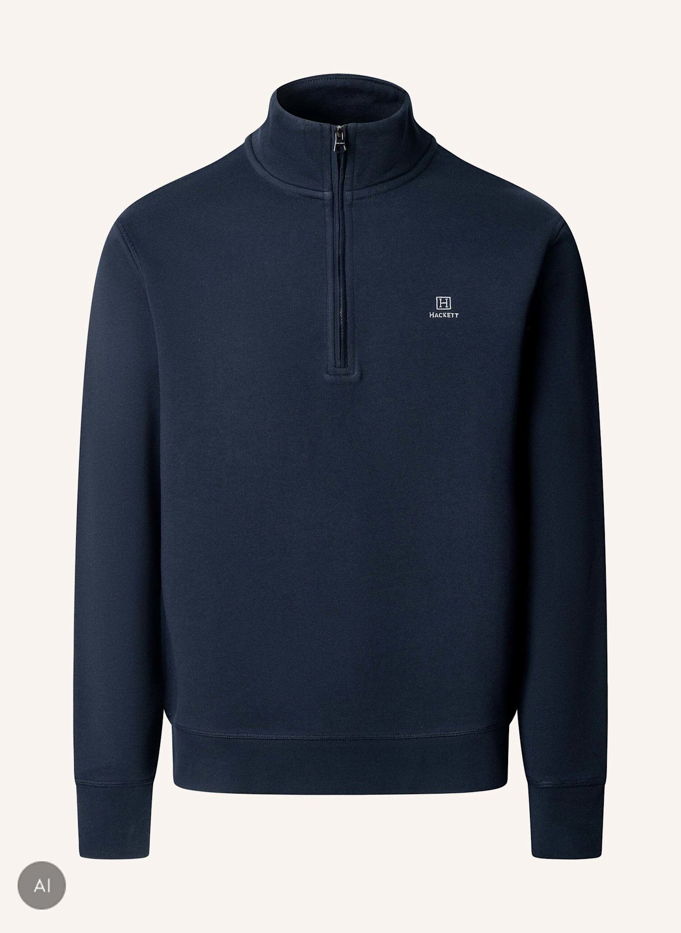 HACKETT LONDON Sweatshirt HRTG H SML LOGO HZ: BLAU