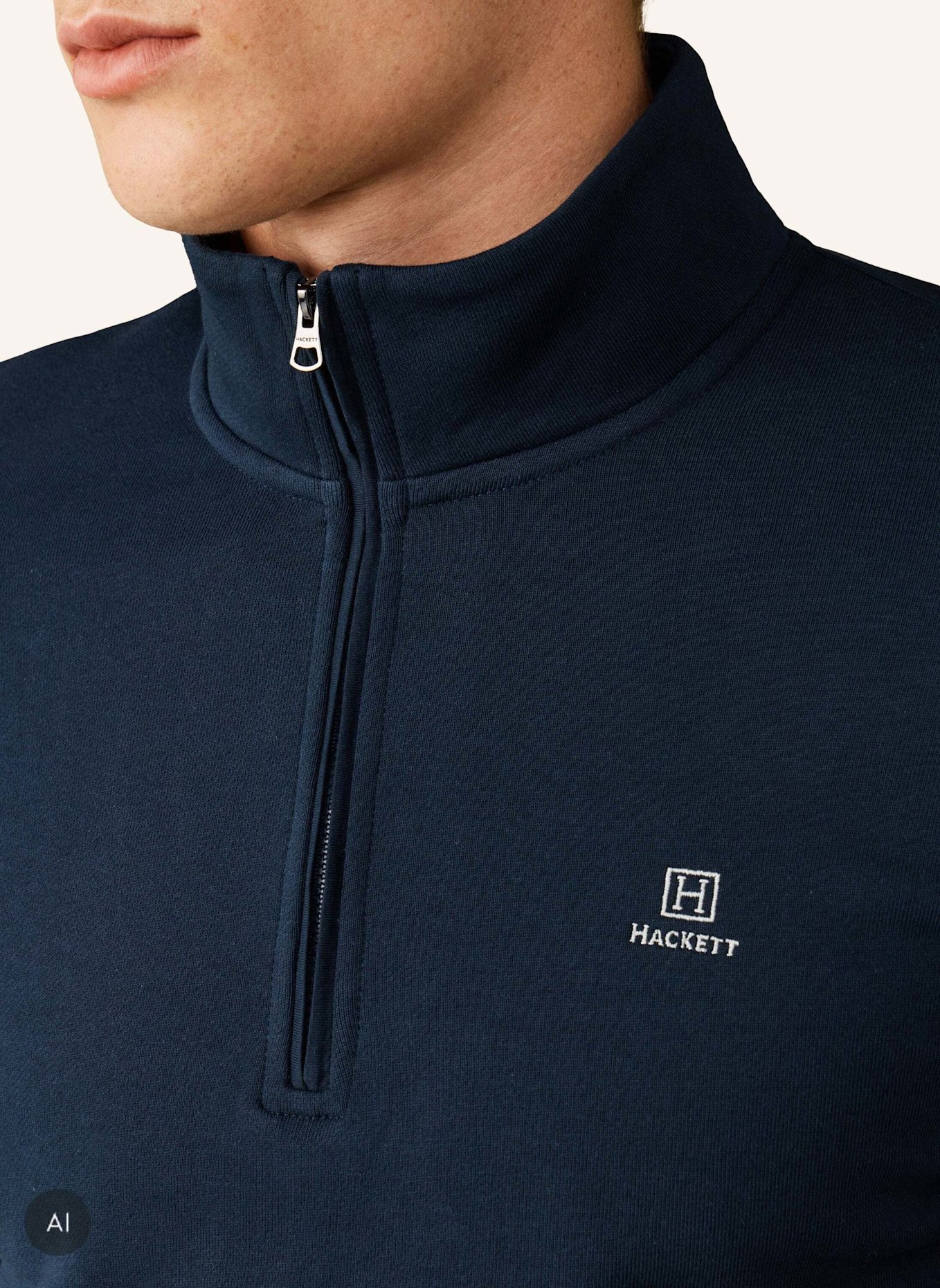 HACKETT LONDON Sweatshirt HRTG H SML LOGO HZ: BLAU