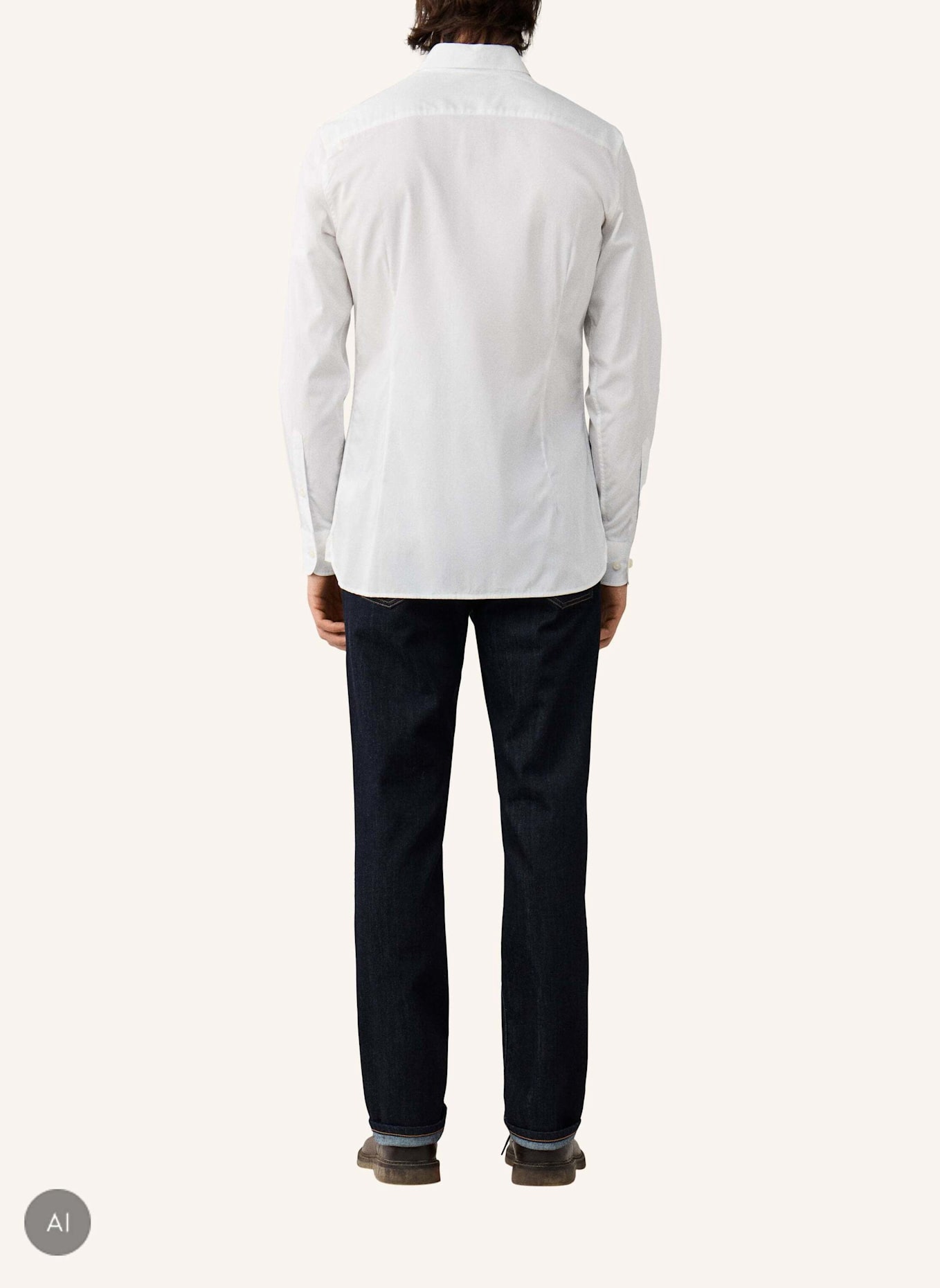 HACKETT LONDON Freizeithemd CITY SOLID EOE: WEISS