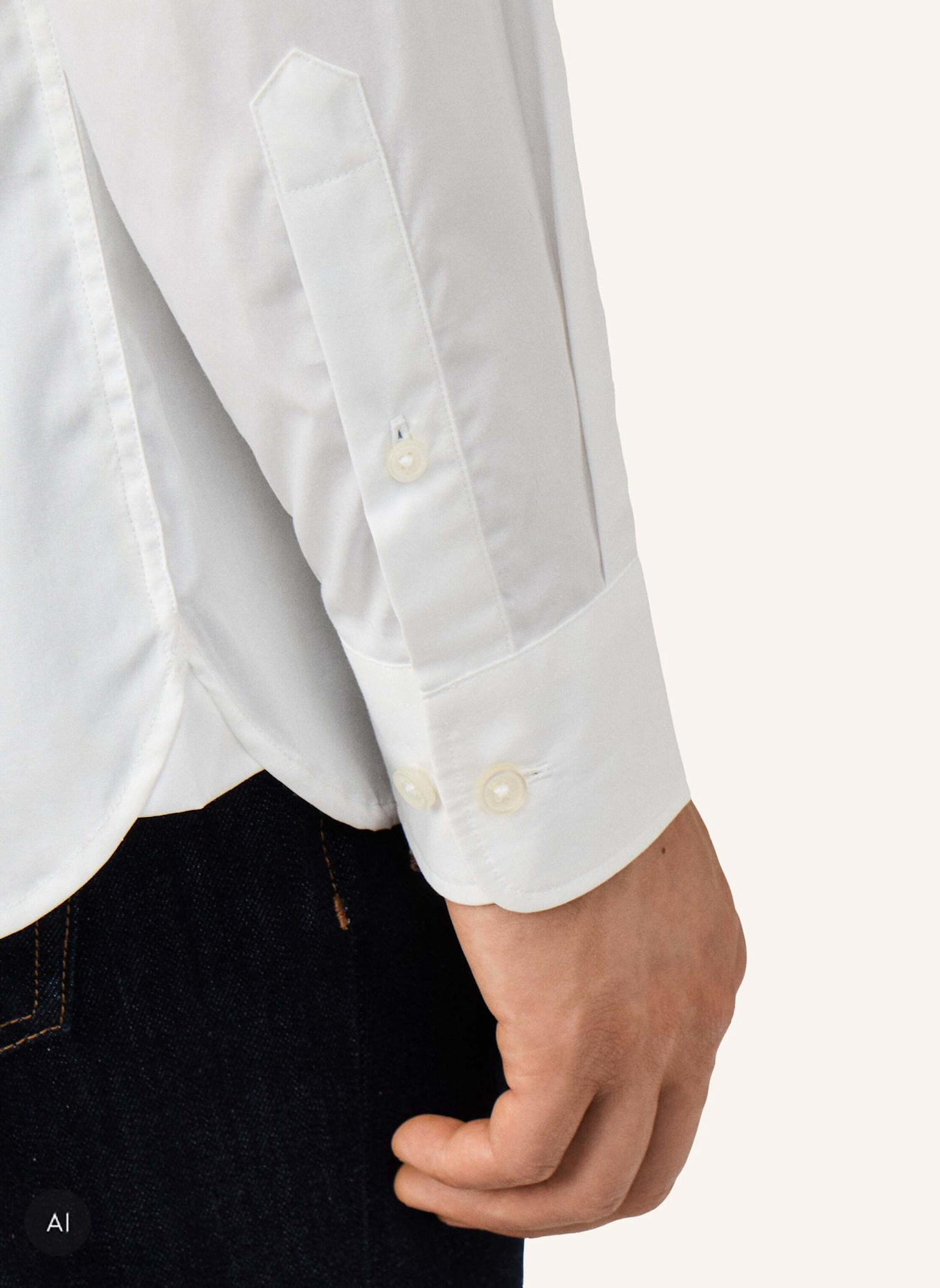 HACKETT LONDON Freizeithemd CITY SOLID EOE: WEISS