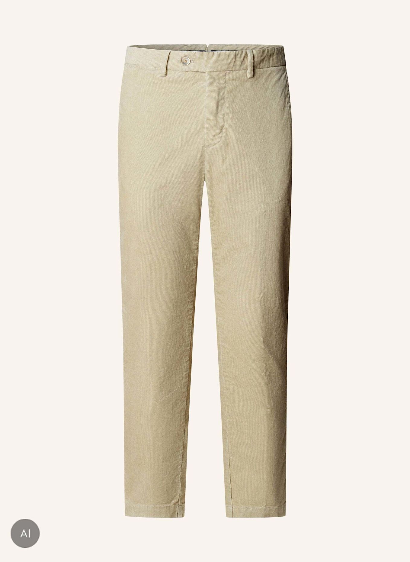 HACKETT LONDON Chino PIGMENT CORD CHINO: CREME