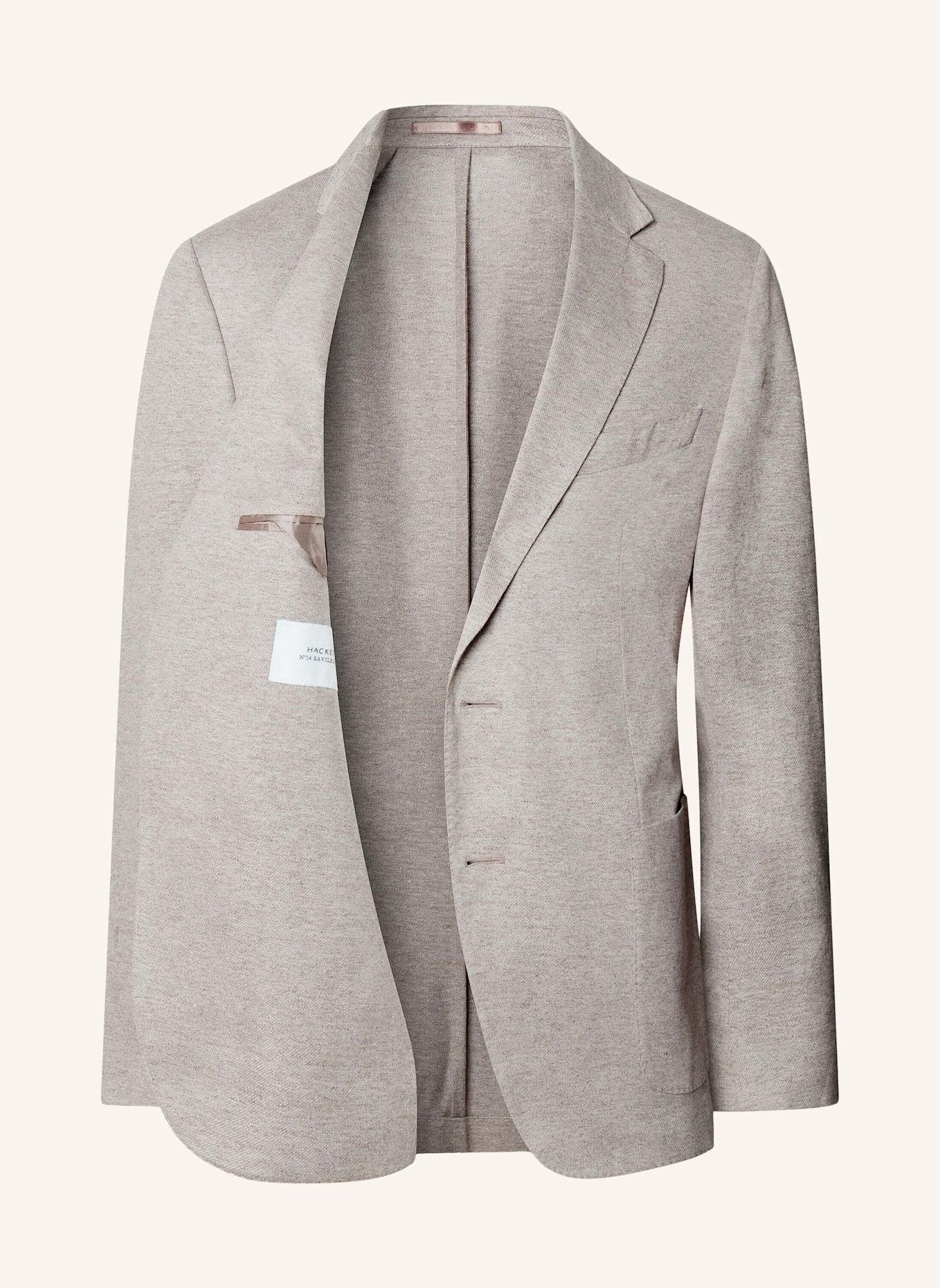 HACKETT LONDON Anzug SR PIQUE COTT LIN: TAUPE / HELLBRAUN