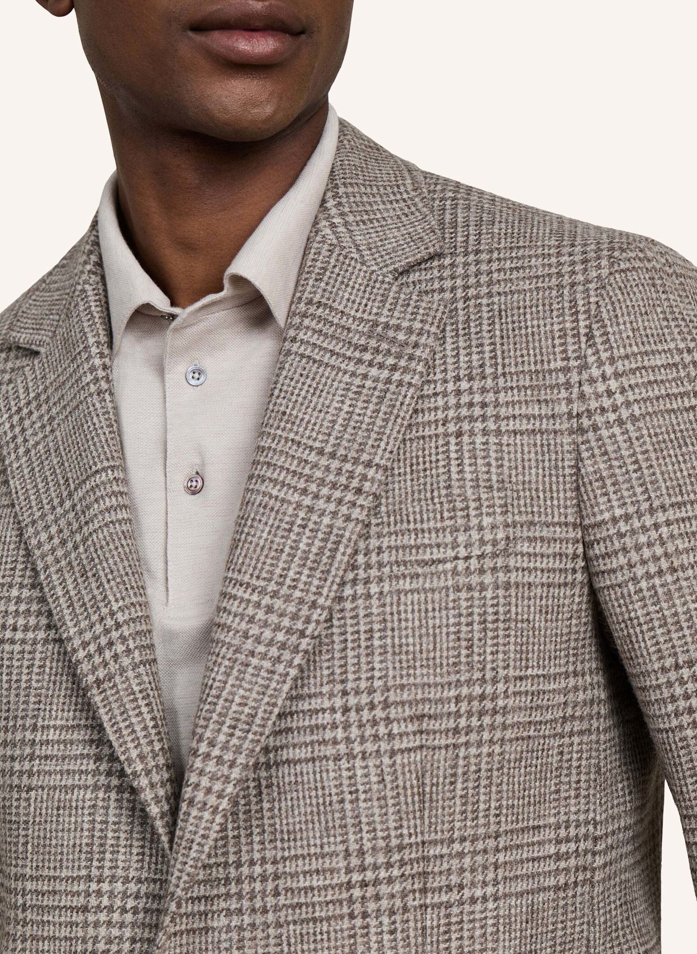 HACKETT LONDON Anzug SR NATURAL WOOL GCHK: BEIGE