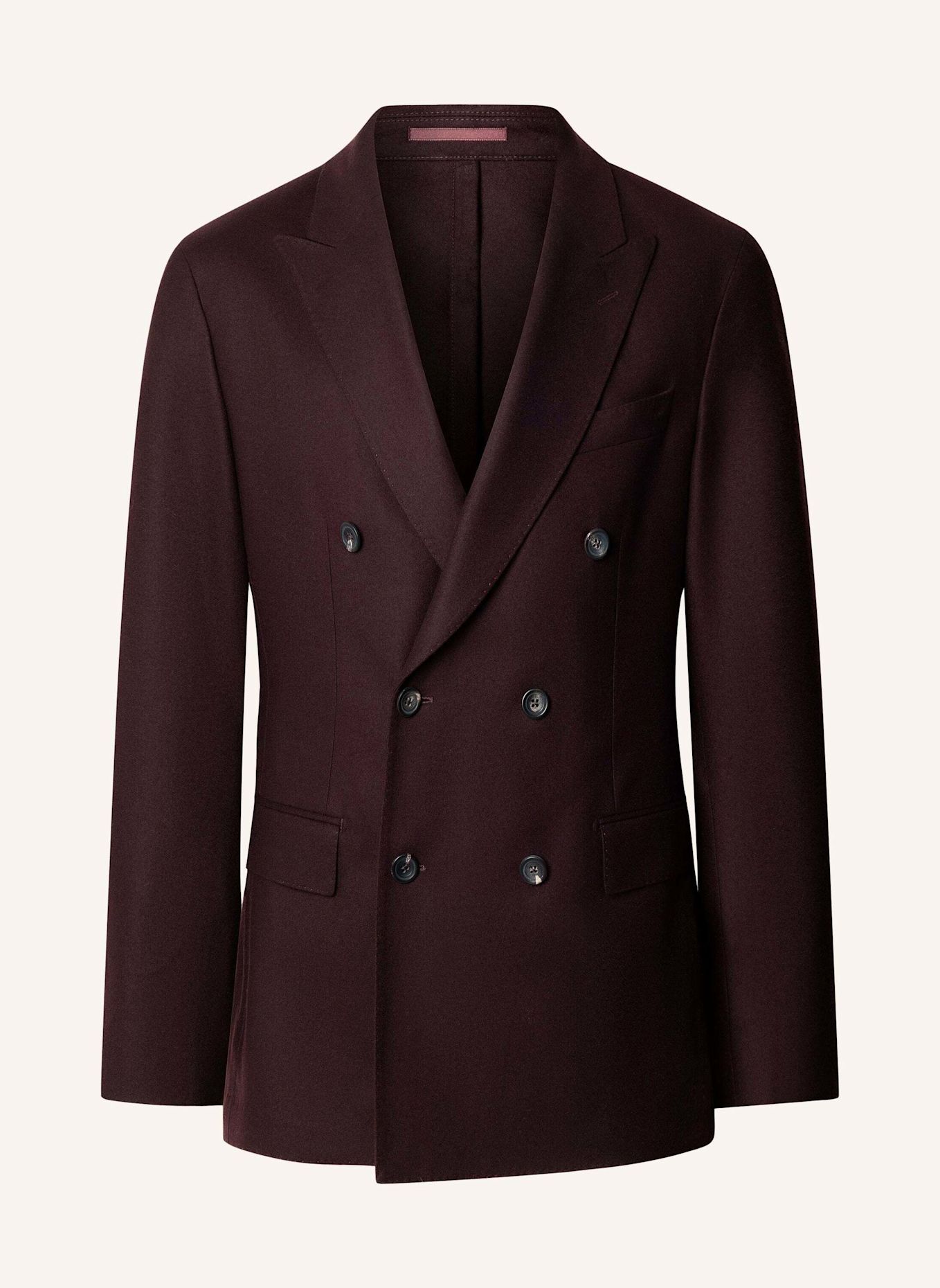 HACKETT LONDON Anzug SR BURGUNDY DB JKT: DUNKELROT
