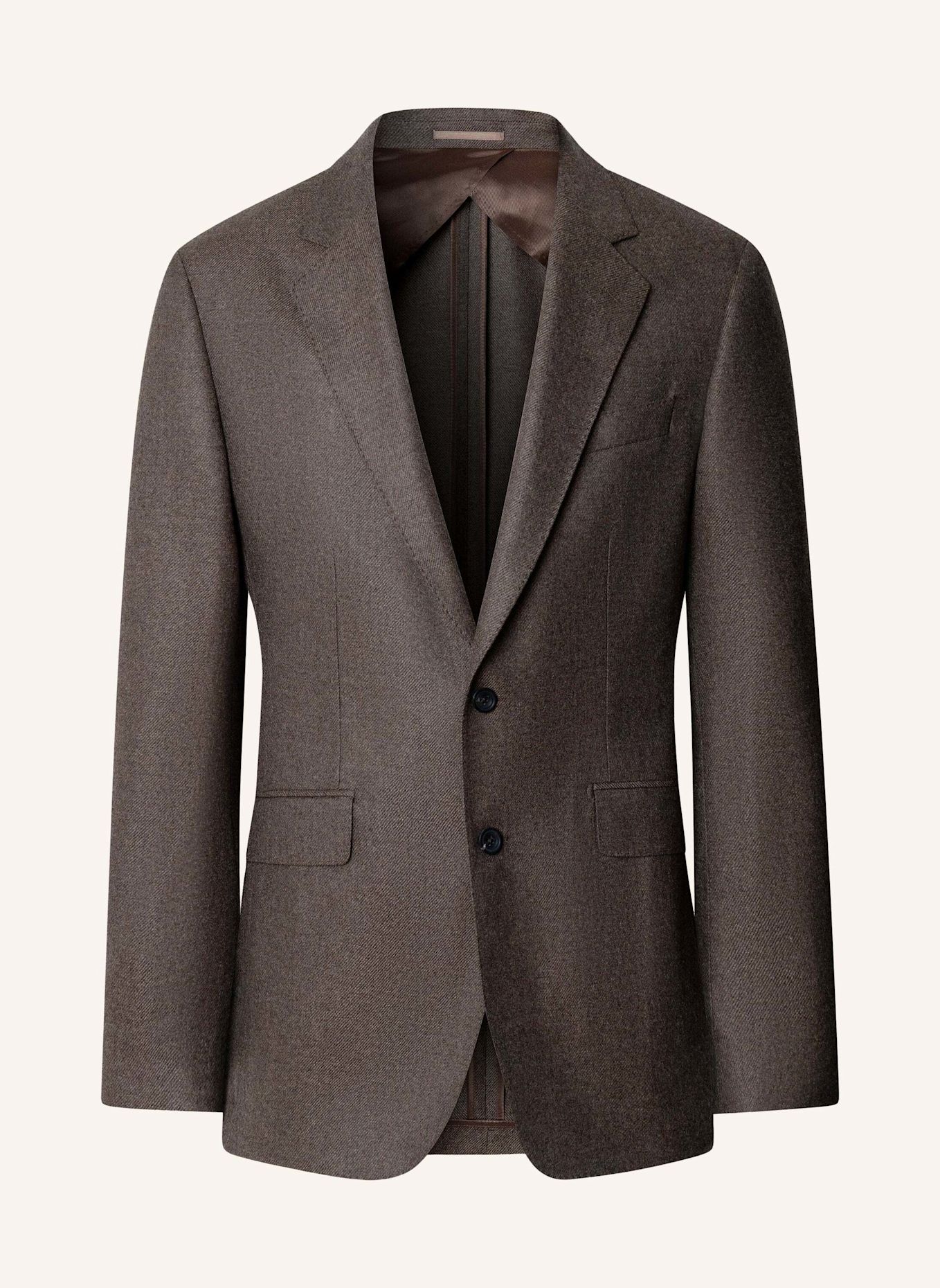HACKETT LONDON Anzug SR WL CASH TWILL: TAUPE / HELLBRAUN