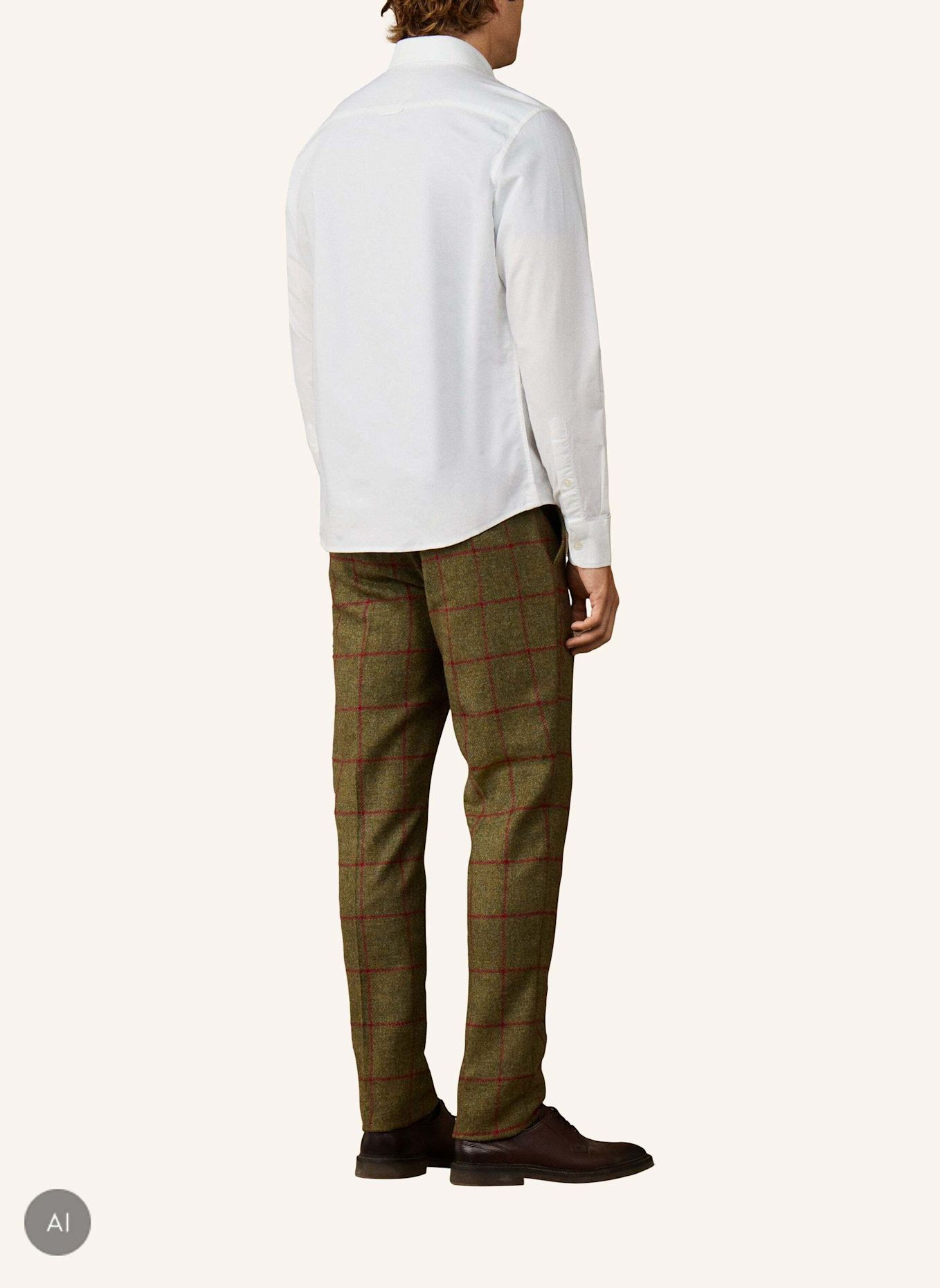 HACKETT LONDON Freizeithemd HERITAGE ESS SOLID OX: WEISS