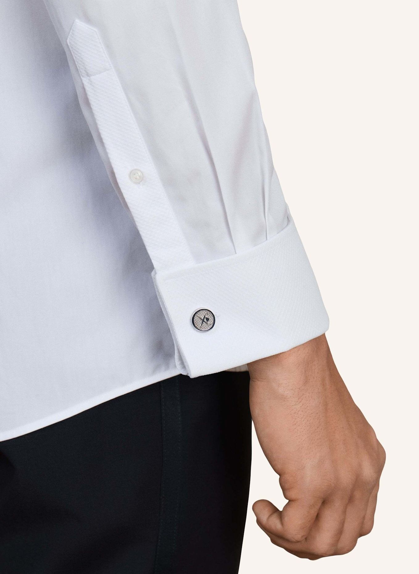 HACKETT LONDON Freizeithemd SR EVE MARCELLA C DC: WEISS