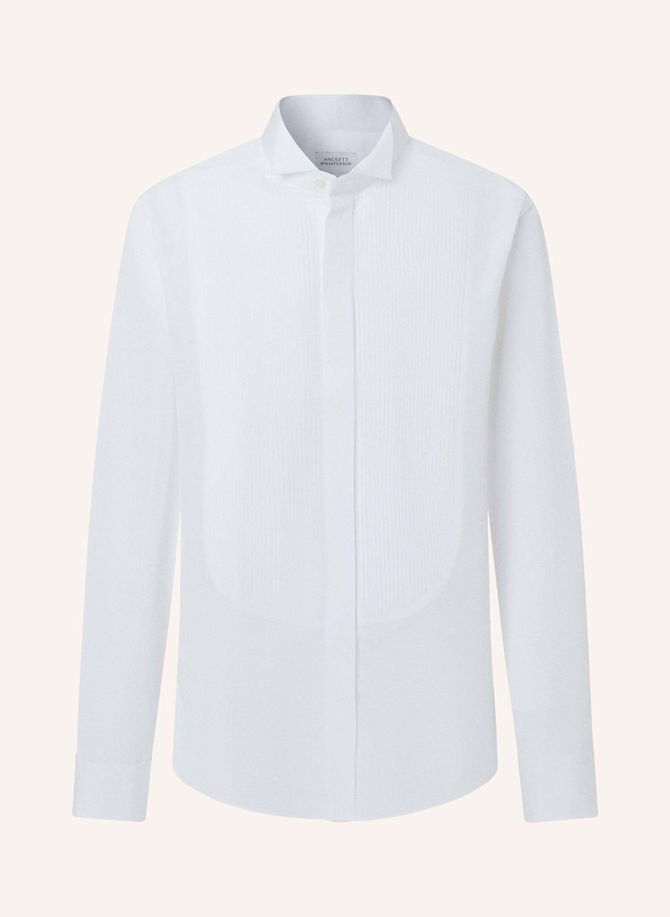 HACKETT LONDON Freizeithemd SR EVE WING PLEAT DC: WEISS