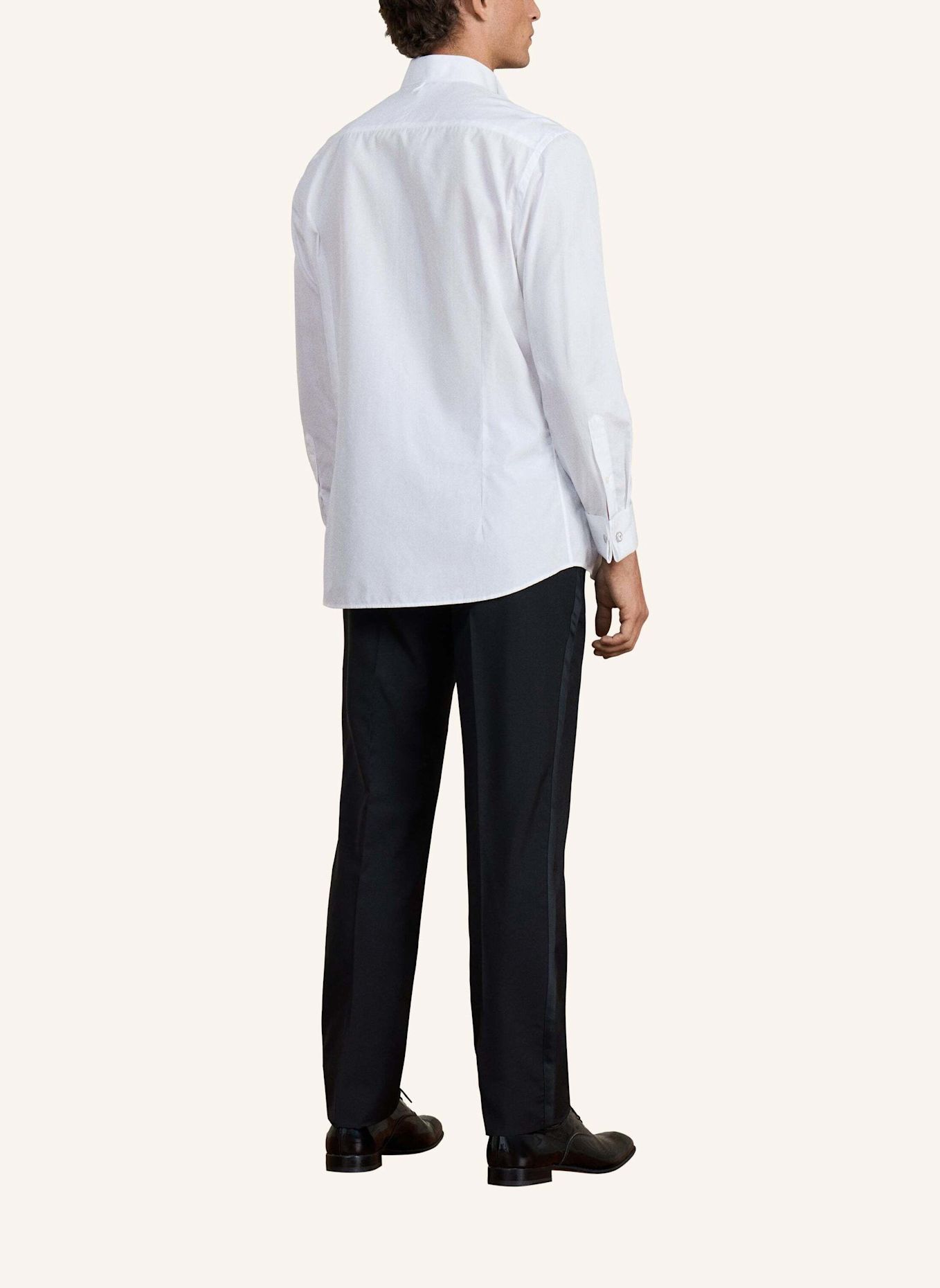 HACKETT LONDON Freizeithemd SR EVE WING PLEAT DC: WEISS