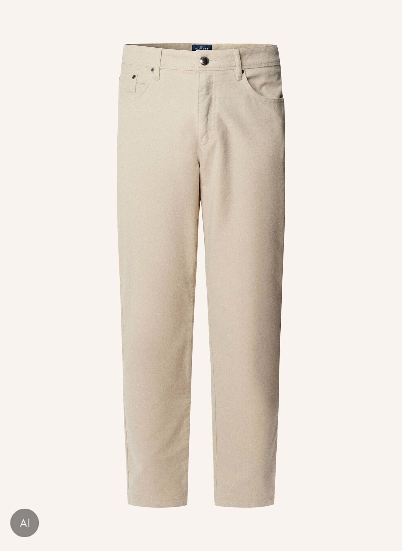 HACKETT LONDON Jogginghose MOLESKIN 5PKT: BEIGE
