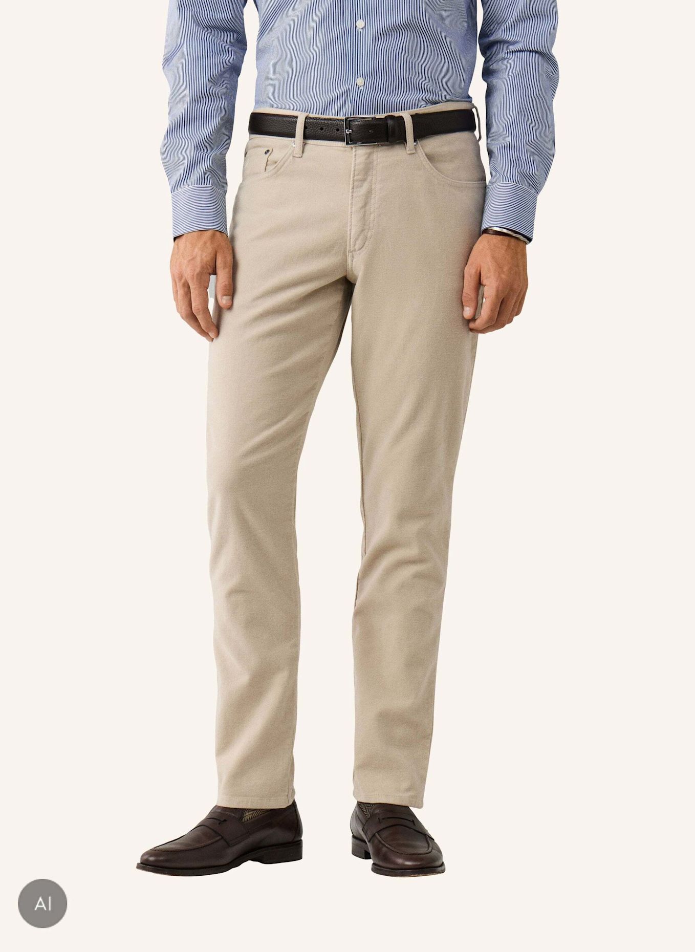 HACKETT LONDON Jogginghose MOLESKIN 5PKT: BEIGE