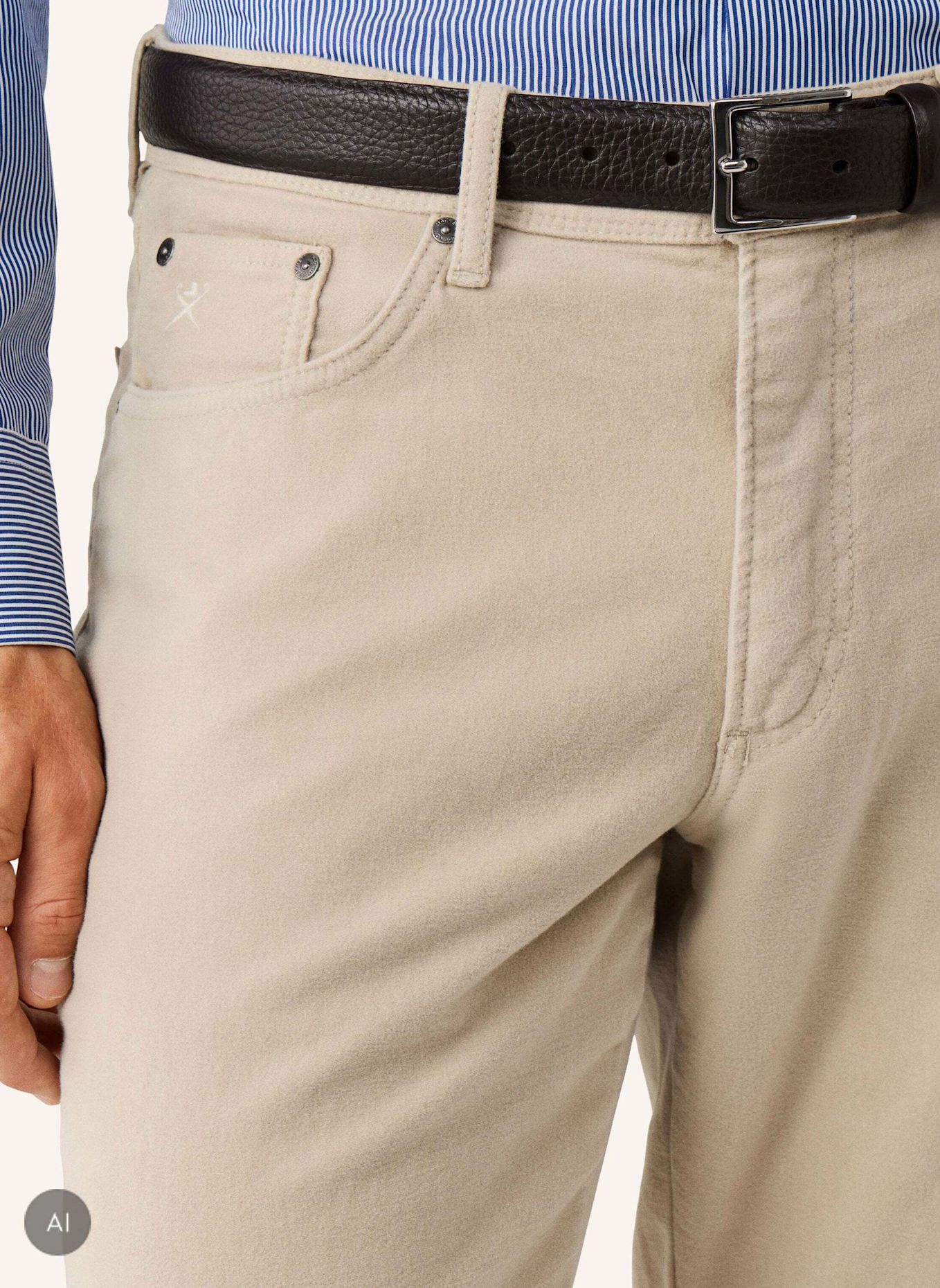 HACKETT LONDON Jogginghose MOLESKIN 5PKT: BEIGE