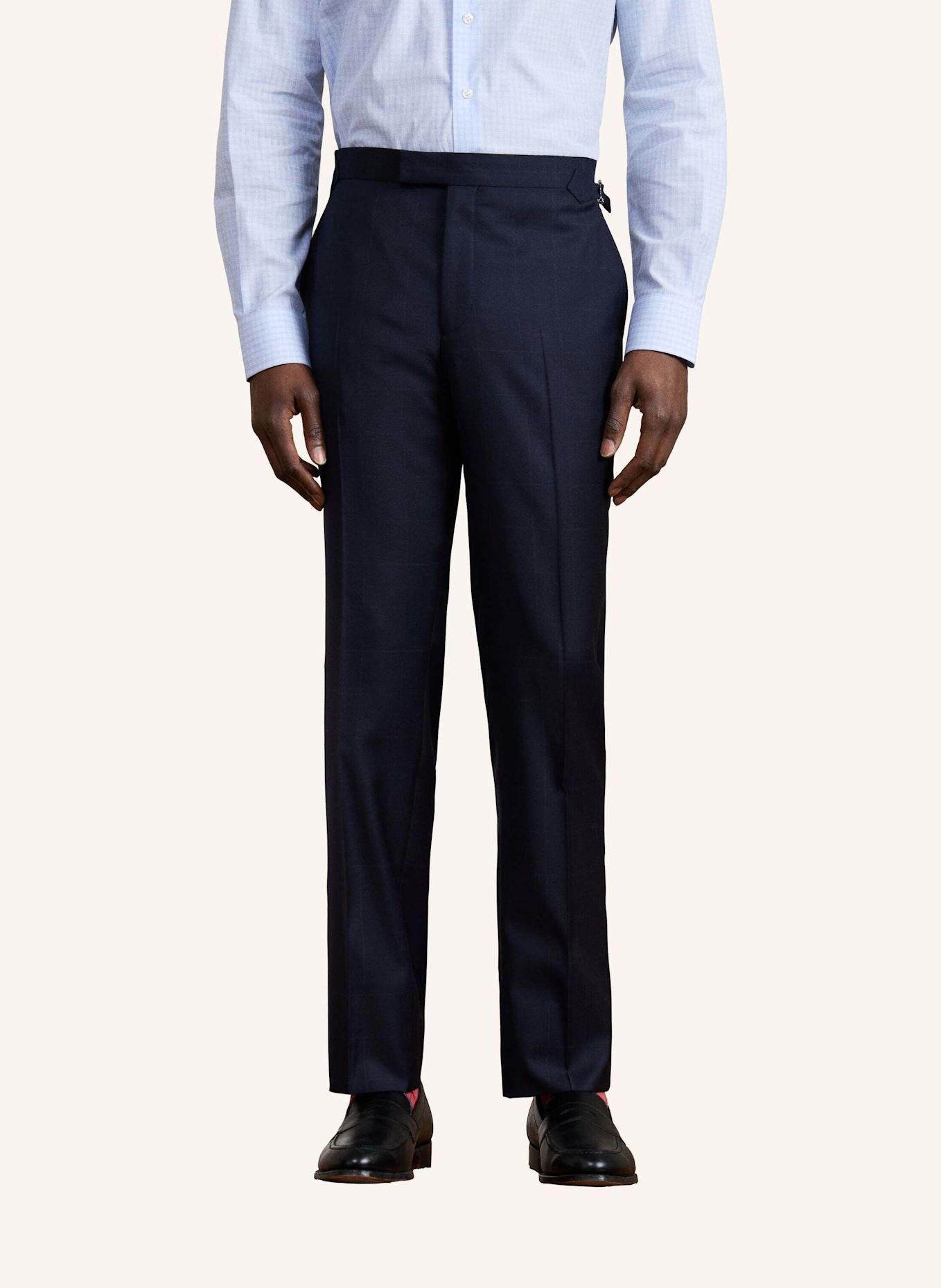 HACKETT LONDON Anzug SR NAT STRCH WPANE W: DUNKELBLAU