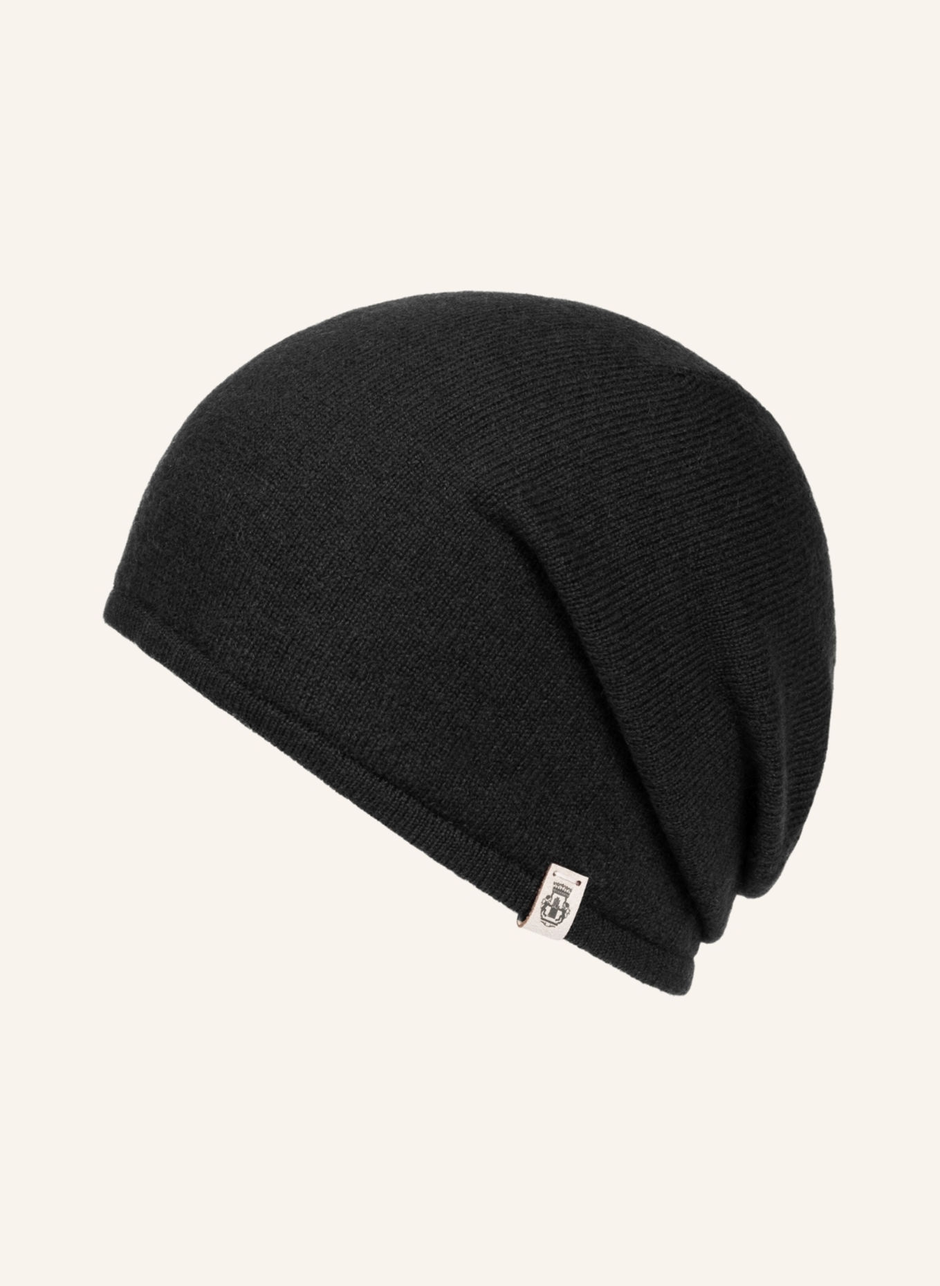 ROECKL Cashmere-Beanie PURE: SCHWARZ