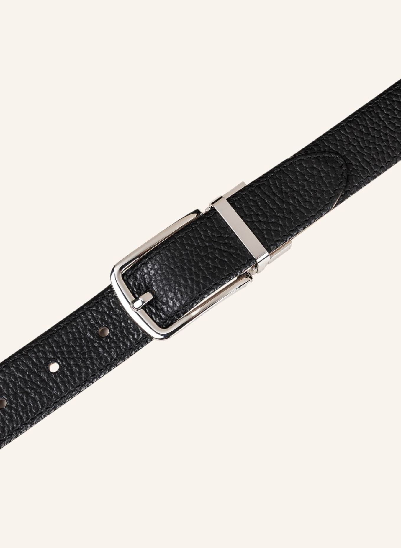 ROECKL Gürtel AMIE REVERSIBLE: SCHWARZ/ CREME