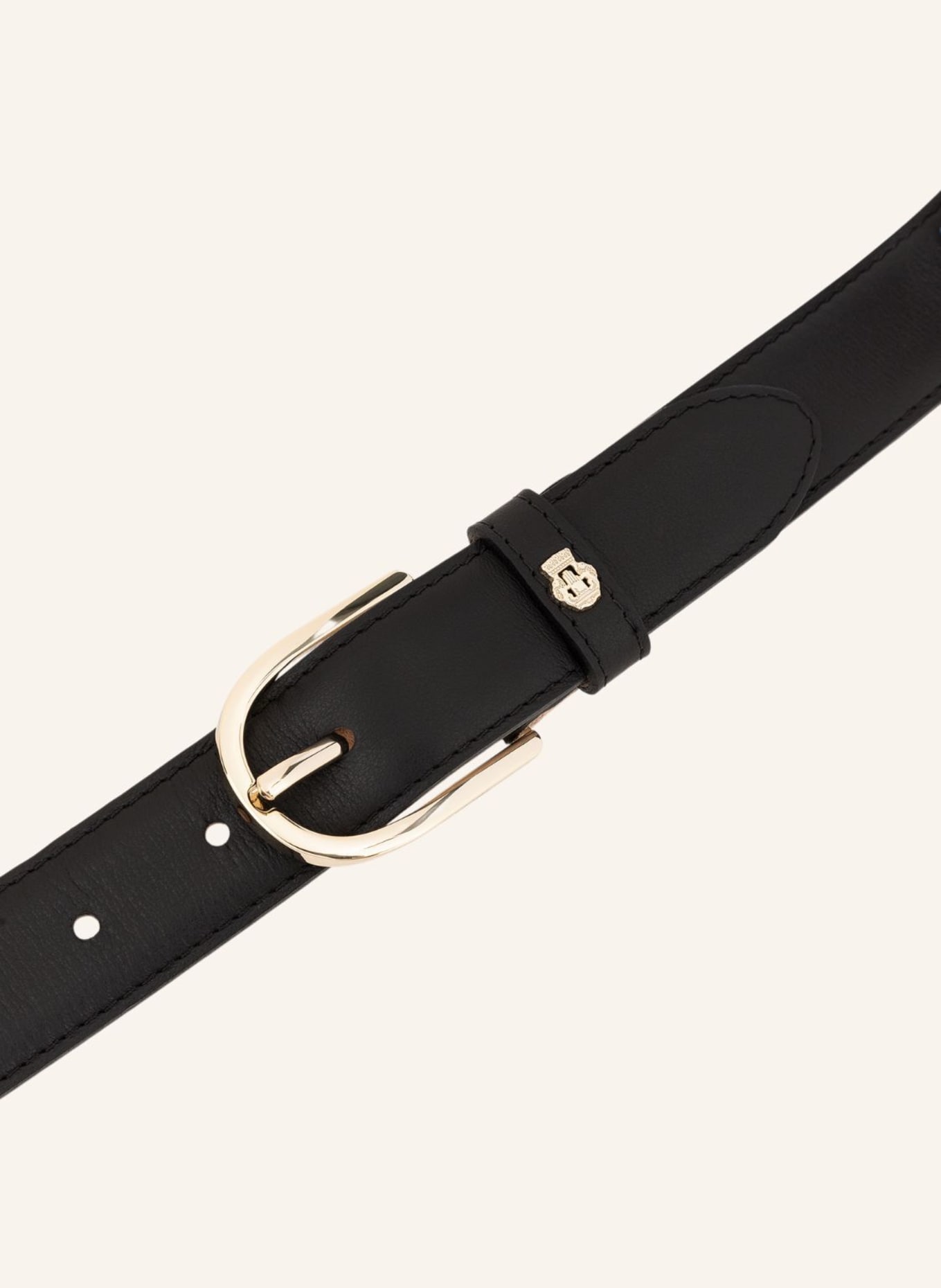 ROECKL Gürtel ROMY 3 CM: SCHWARZ