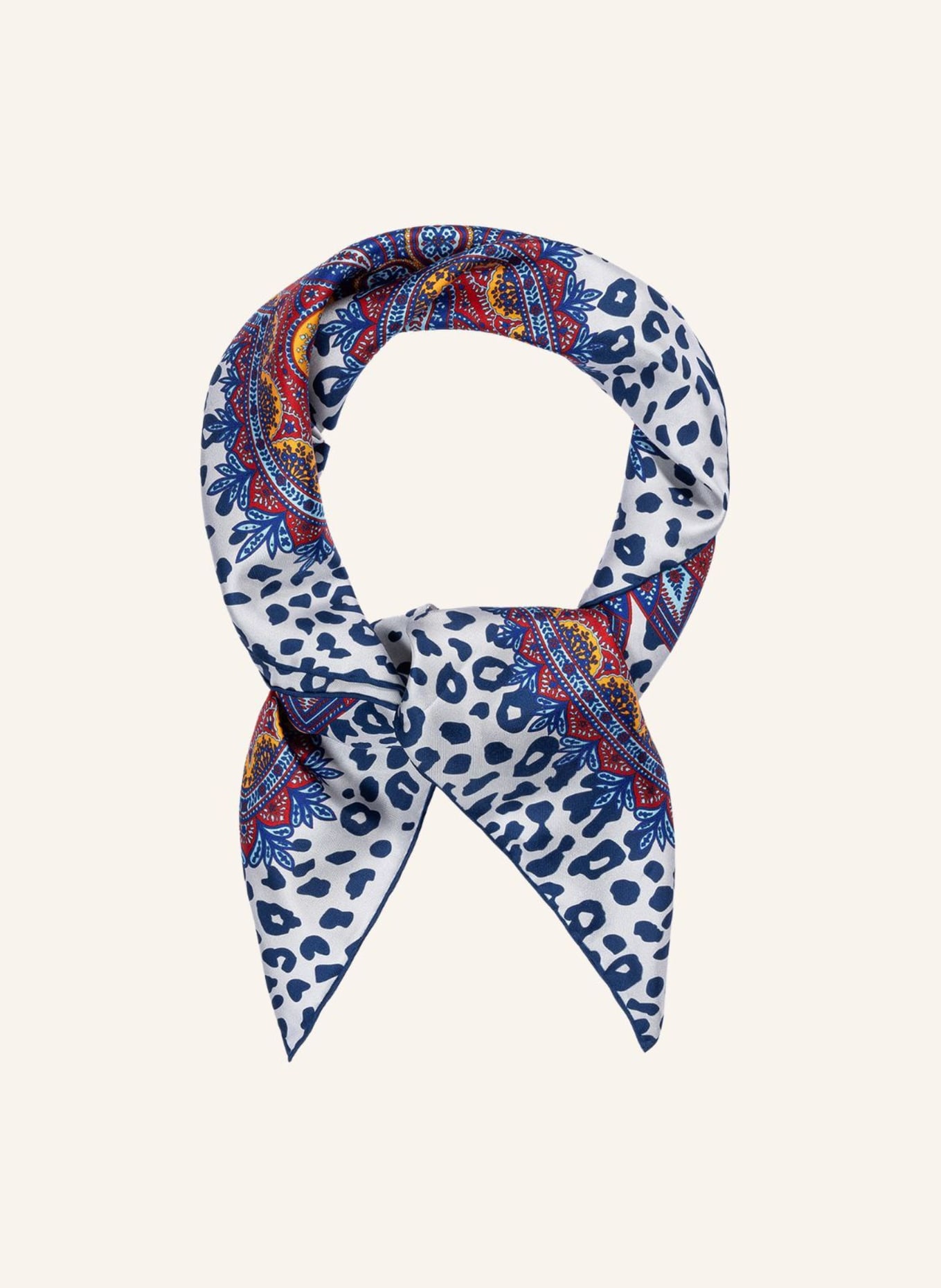 ROECKL Seidentuch WILD FRAME: BLAU