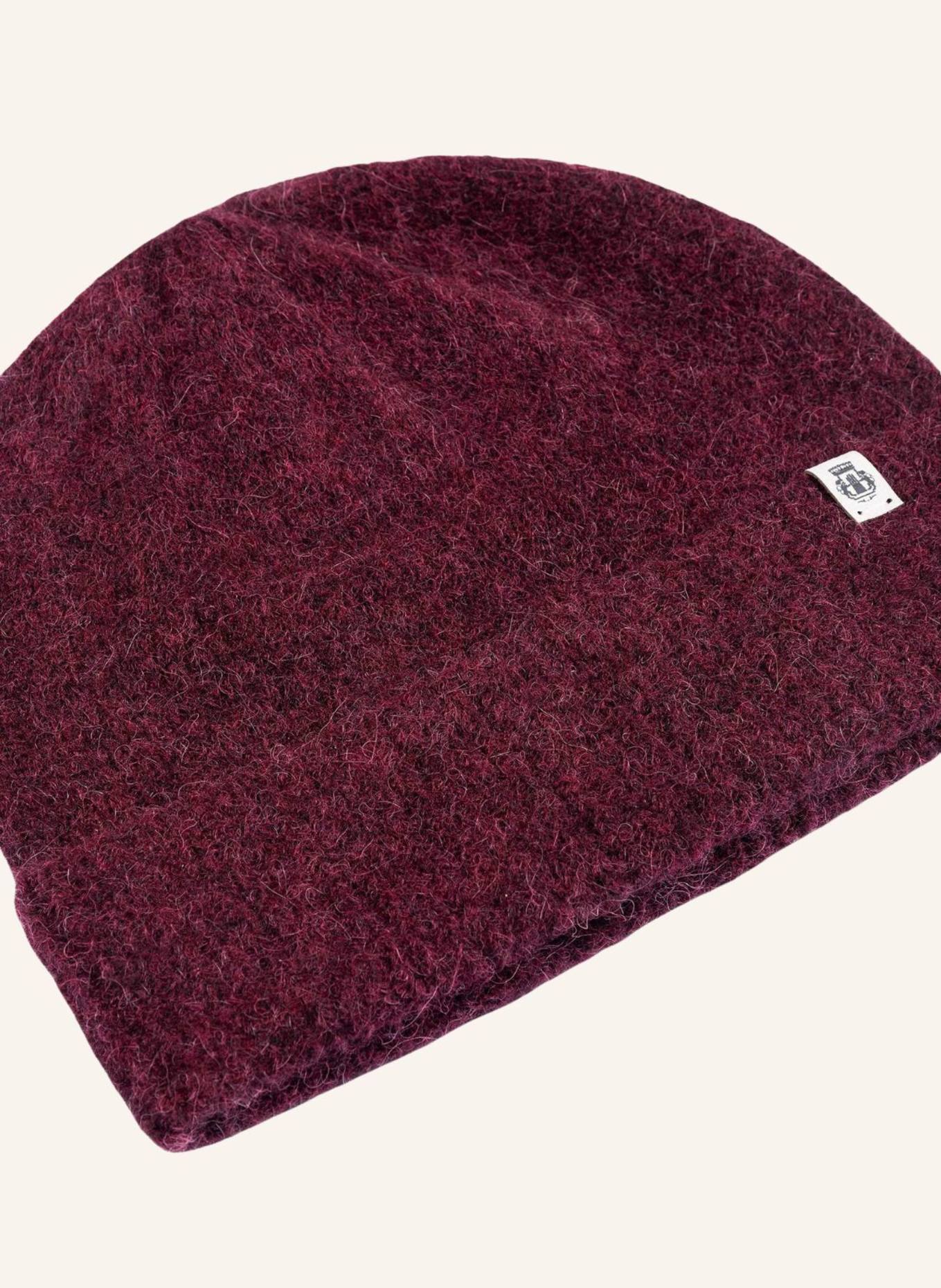 ROECKL Alpaka-Mütze SOFT CLOUD: DUNKELROT