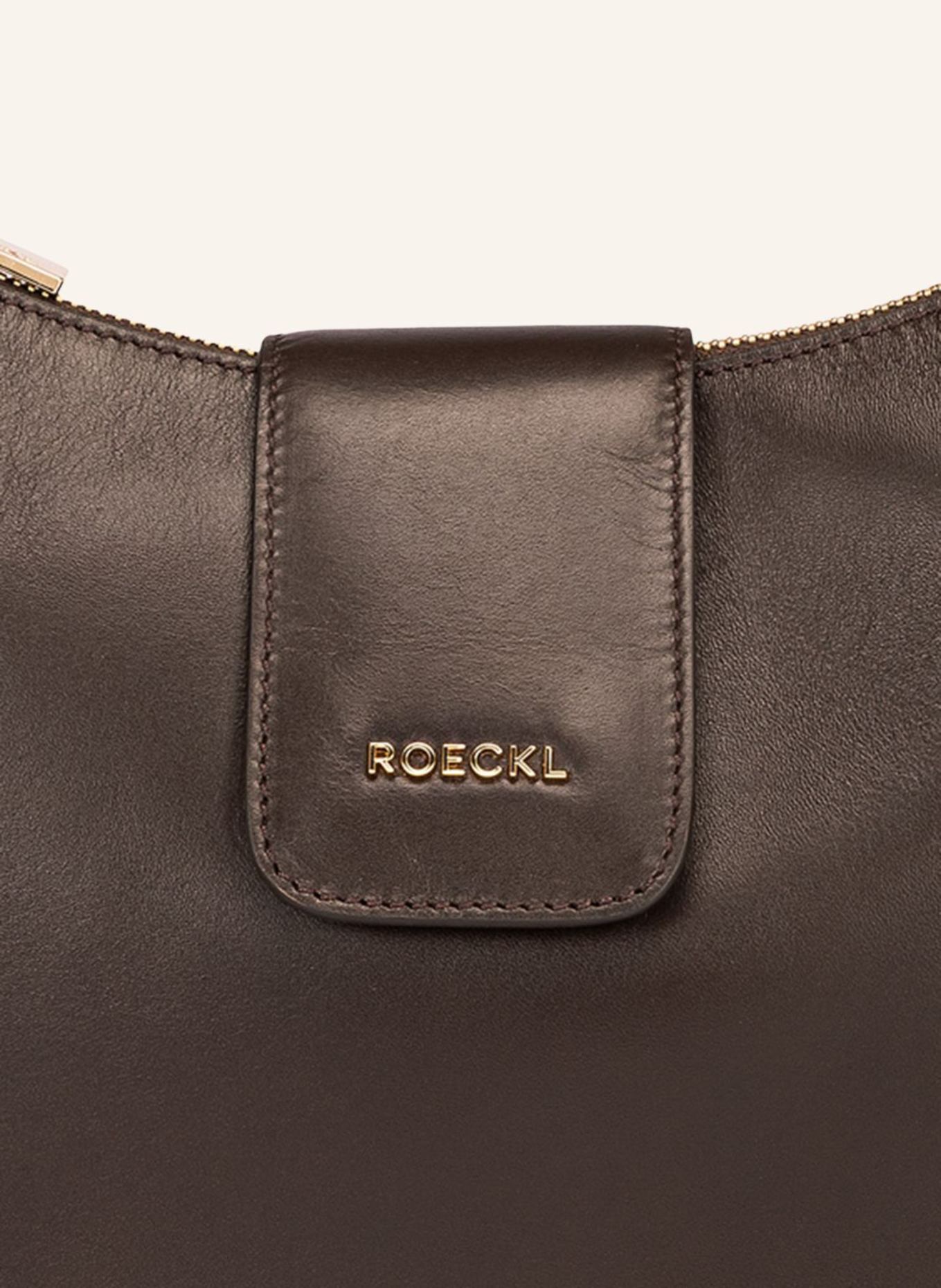 ROECKL Schultertasche FLORENCIA: BRAUN/ DUNKELBRAUN