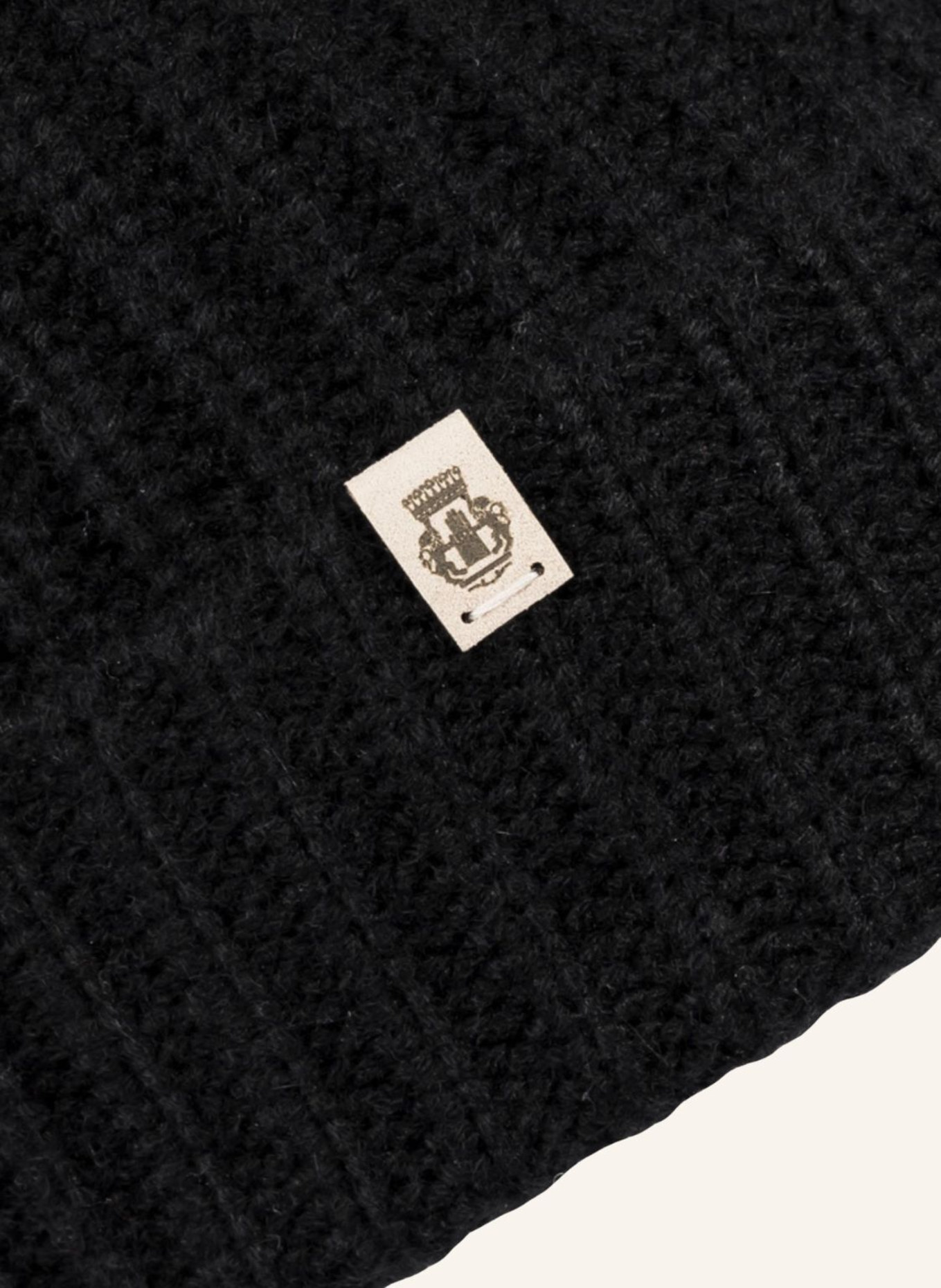 ROECKL Cashmere-Mütze PURE: SCHWARZ
