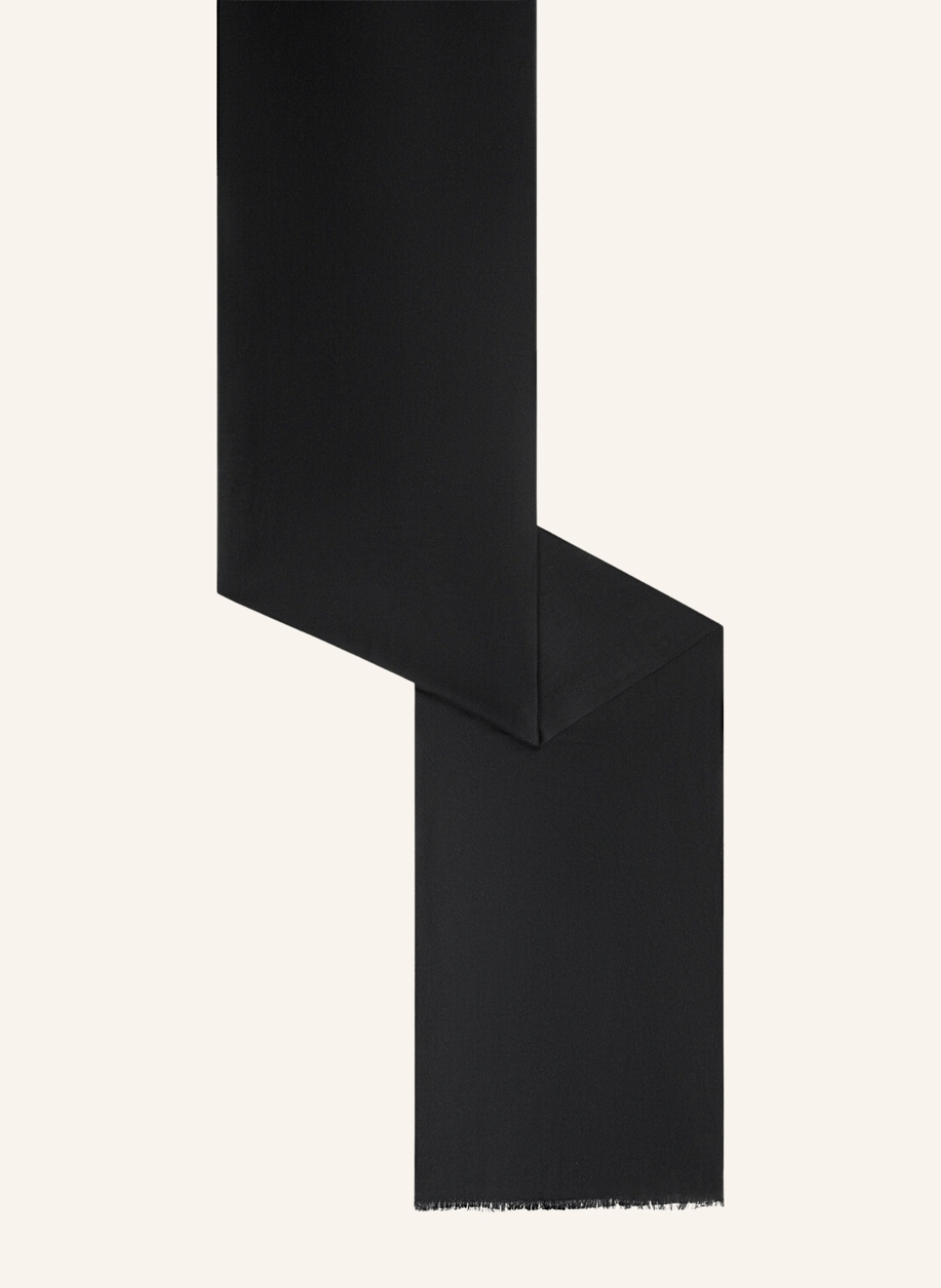 ROECKL Cashmere-Schal RING PASHMINA: SCHWARZ