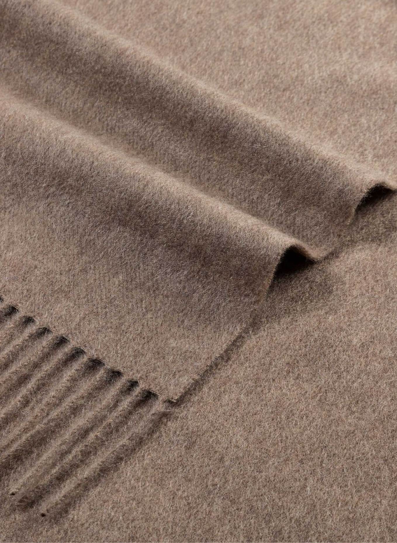 ROECKL Cashmere-Schal CLASSIC SOLID: BRAUN/ DUNKELBRAUN/ BEIGE