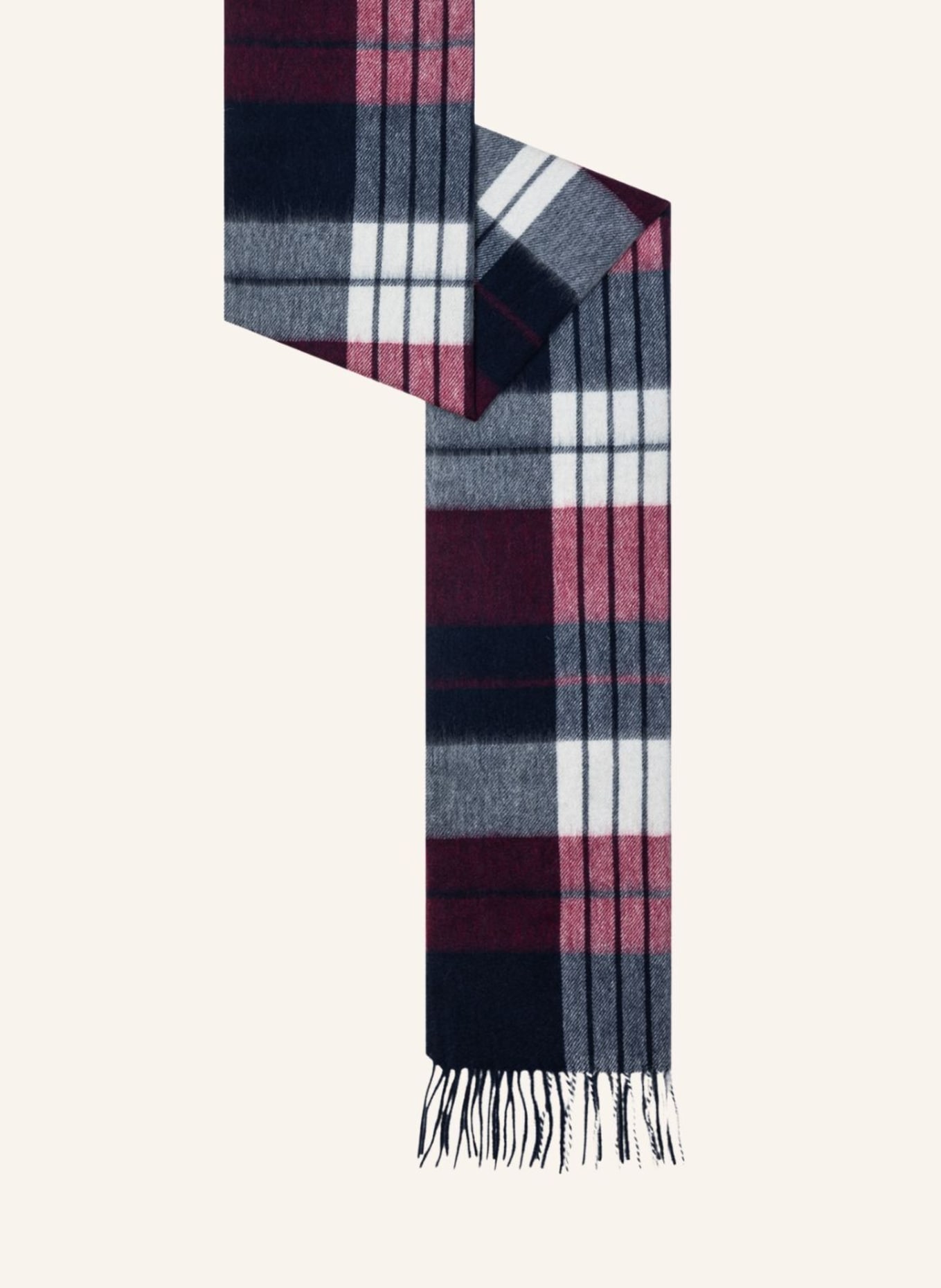 ROECKL Schal MODERN PLAID 40X170: BLAU