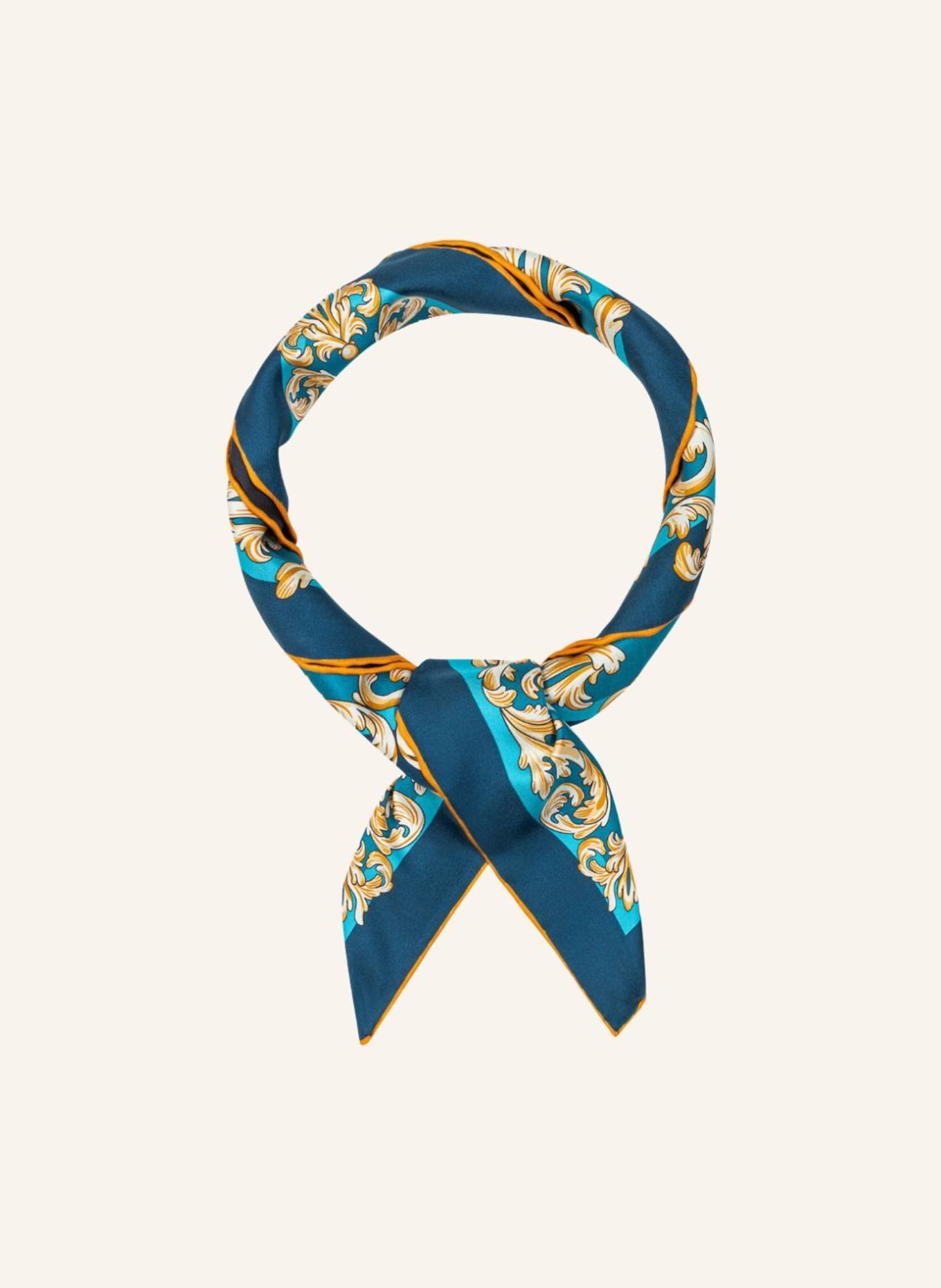 ROECKL Seidentuch ELEGANT JUNCTION: BLAU