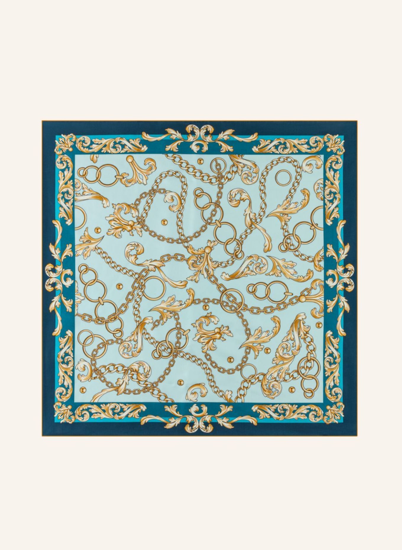 ROECKL Seidentuch ELEGANT JUNCTION: BLAU