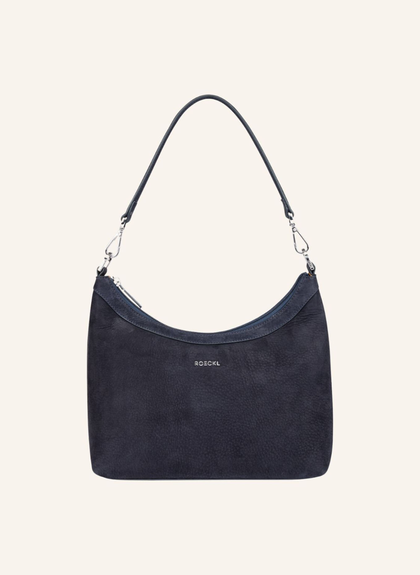 ROECKL Schultertasche DIANA NUBUK SMALL: BLAU