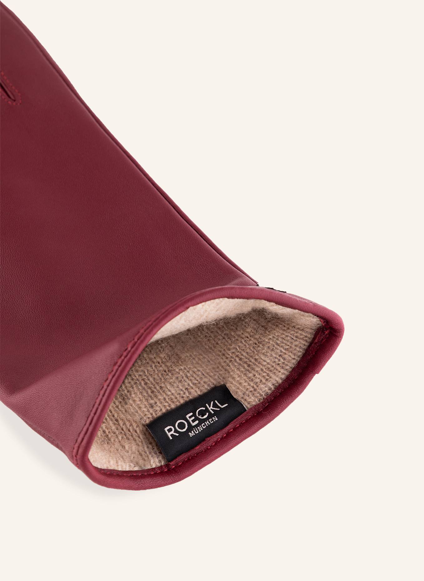 ROECKL Handschuhe PAVIA: DUNKELROT