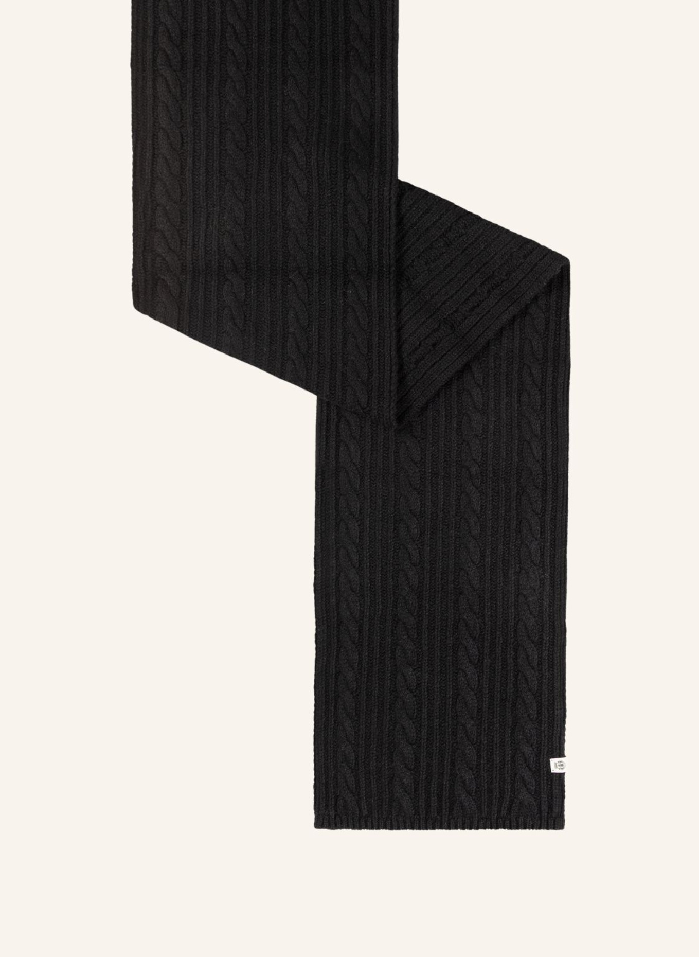 ROECKL Schals CABLED CHARM SCHAL: SCHWARZ