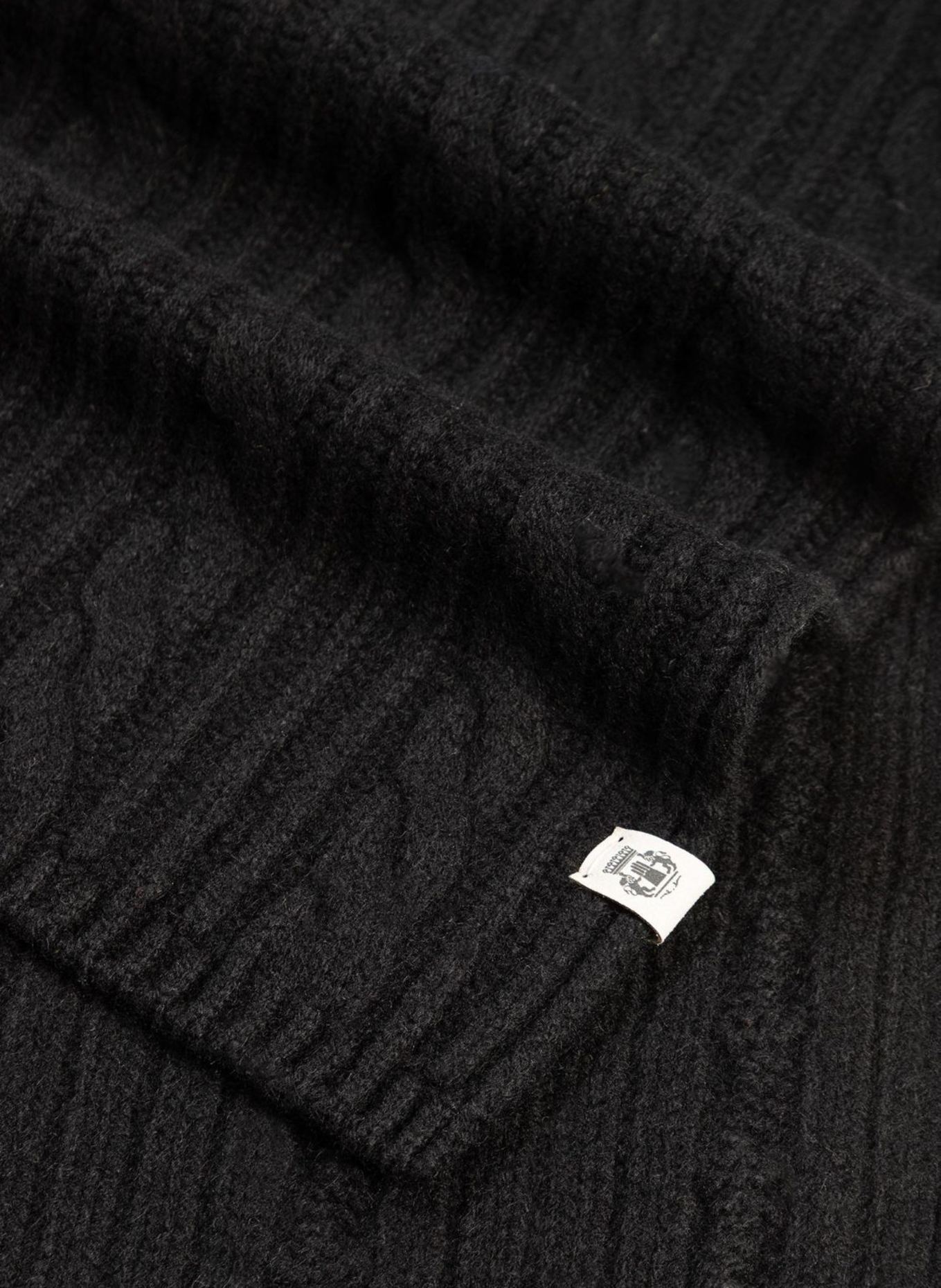 ROECKL Schals CABLED CHARM SCHAL: SCHWARZ