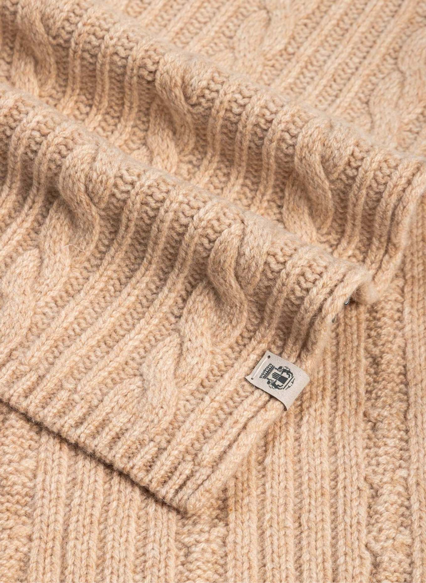 ROECKL Schals CABLED CHARM SCHAL: BEIGE