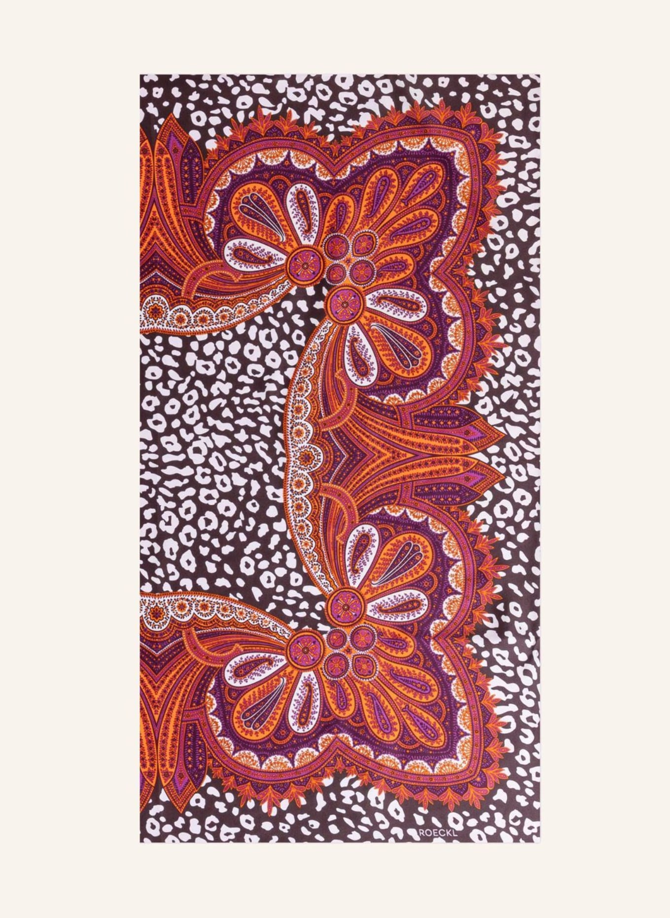 ROECKL Tücher WILD FRAME: ROSA/ LILA/ PINK