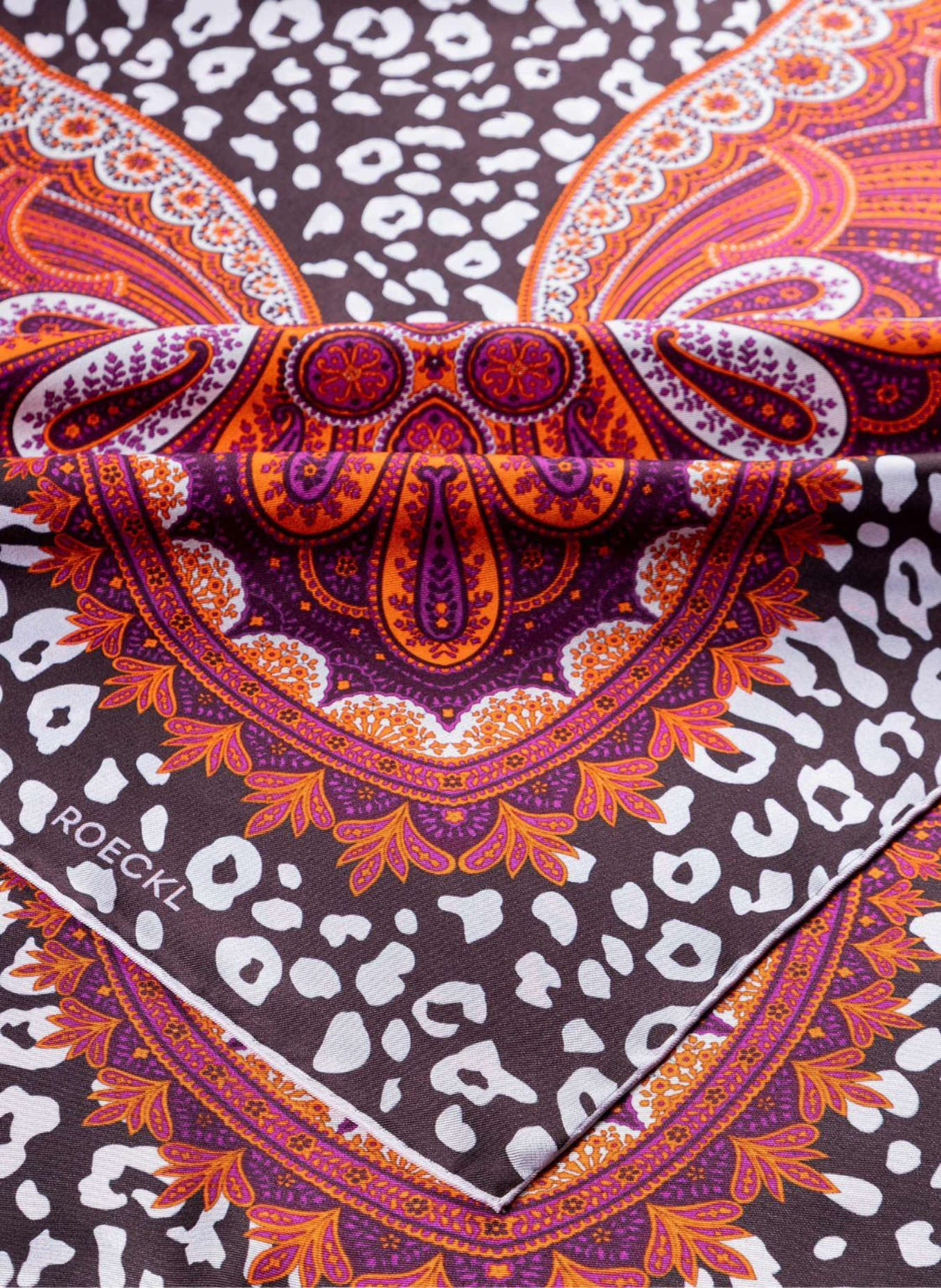 ROECKL Tücher WILD FRAME: ROSA/ LILA/ PINK