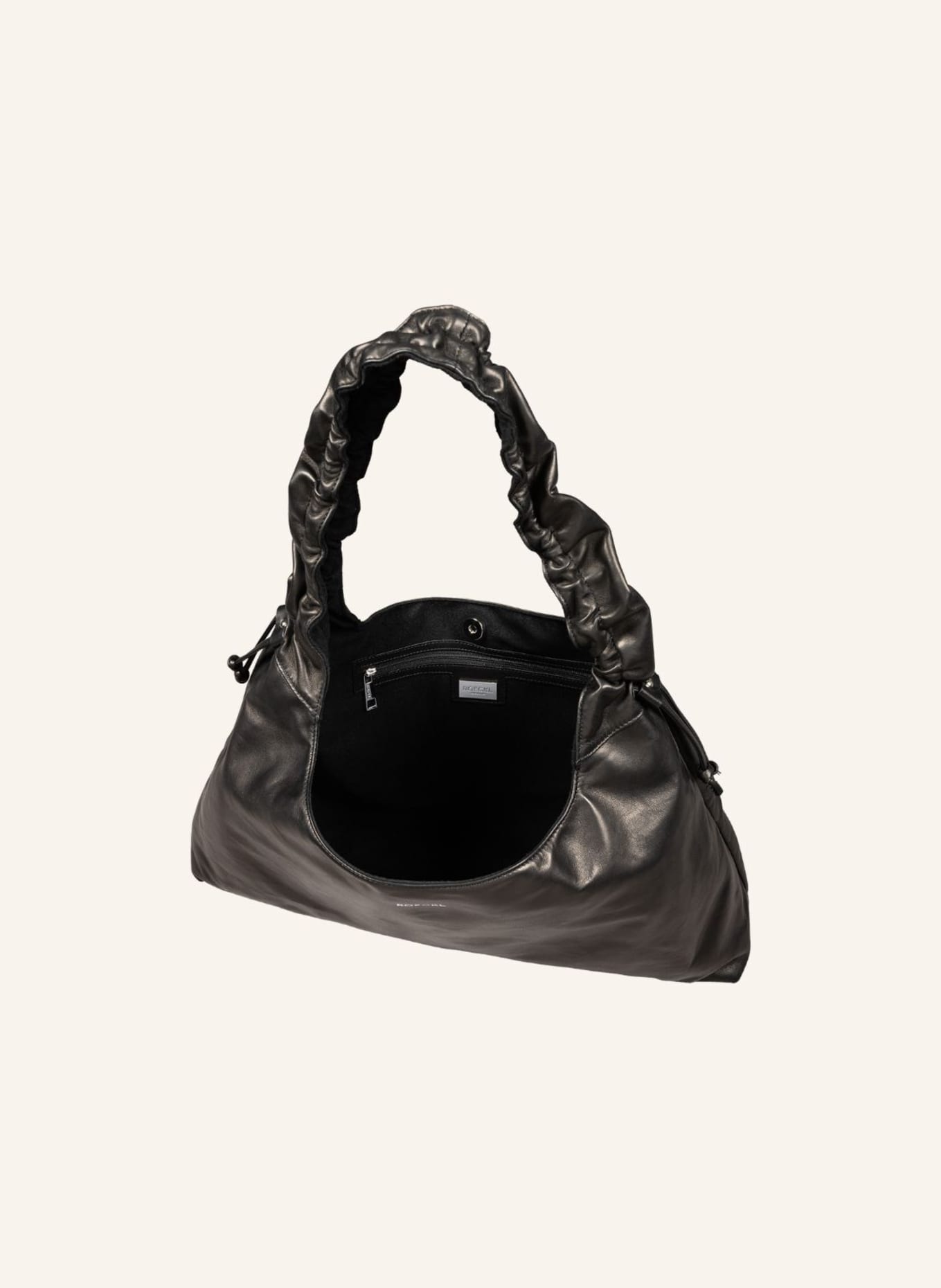 ROECKL Schultertasche SEOUL MEDIUM: SCHWARZ