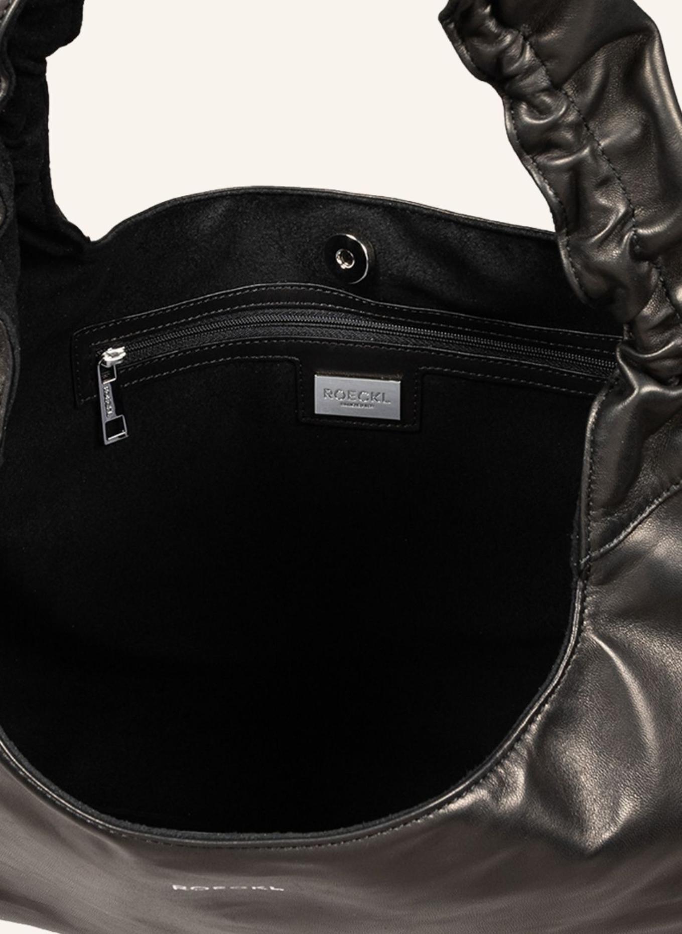 ROECKL Schultertasche SEOUL MEDIUM: SCHWARZ