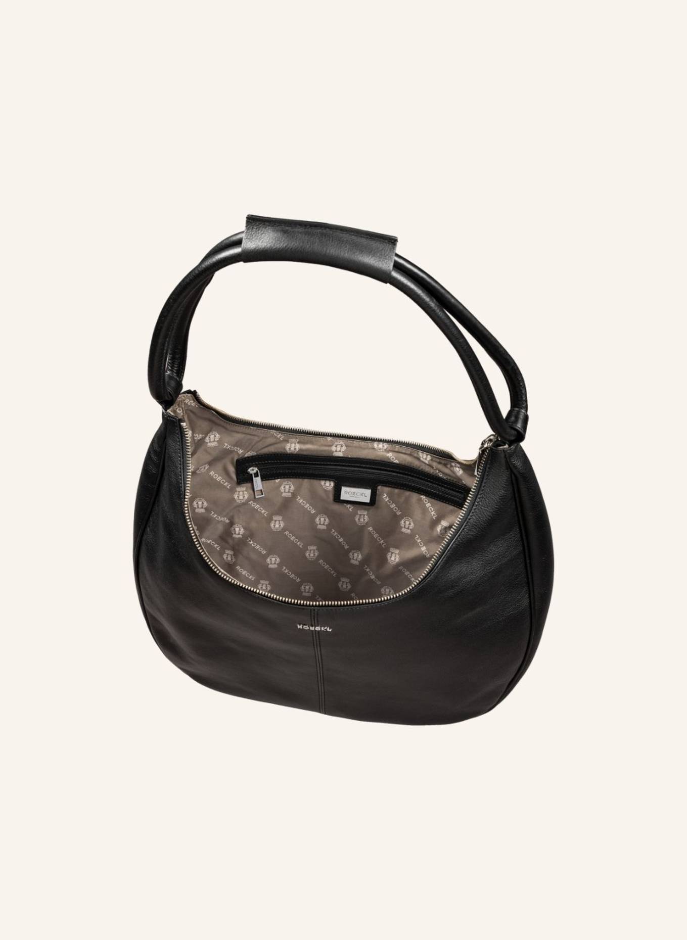 ROECKL Schultertasche SOLEA LARGE: SCHWARZ