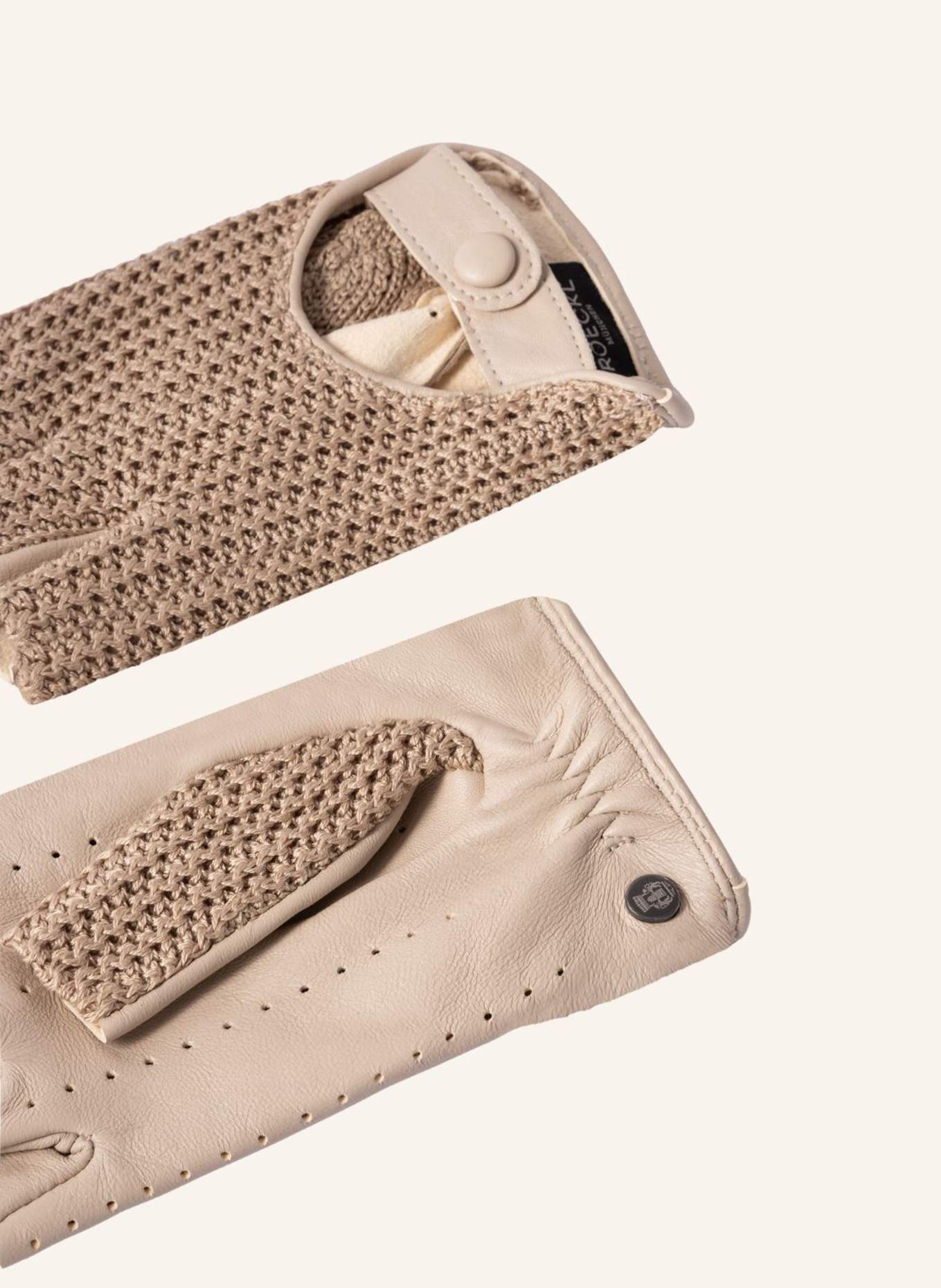 ROECKL Handschuh SORRENTO AUTOFAHRER: CREME