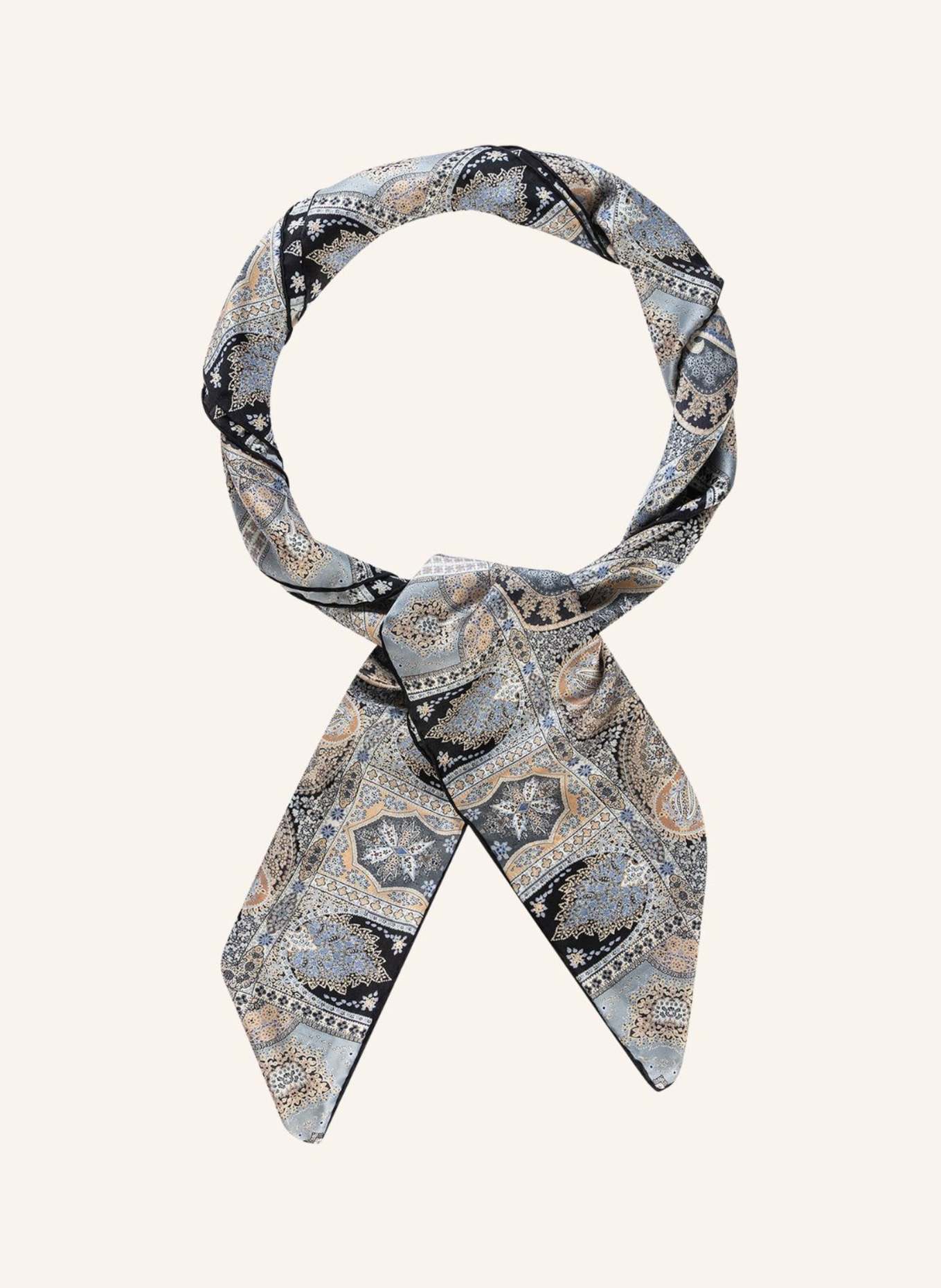 ROECKL Seidentuch SECRET GARDEN: GRAU