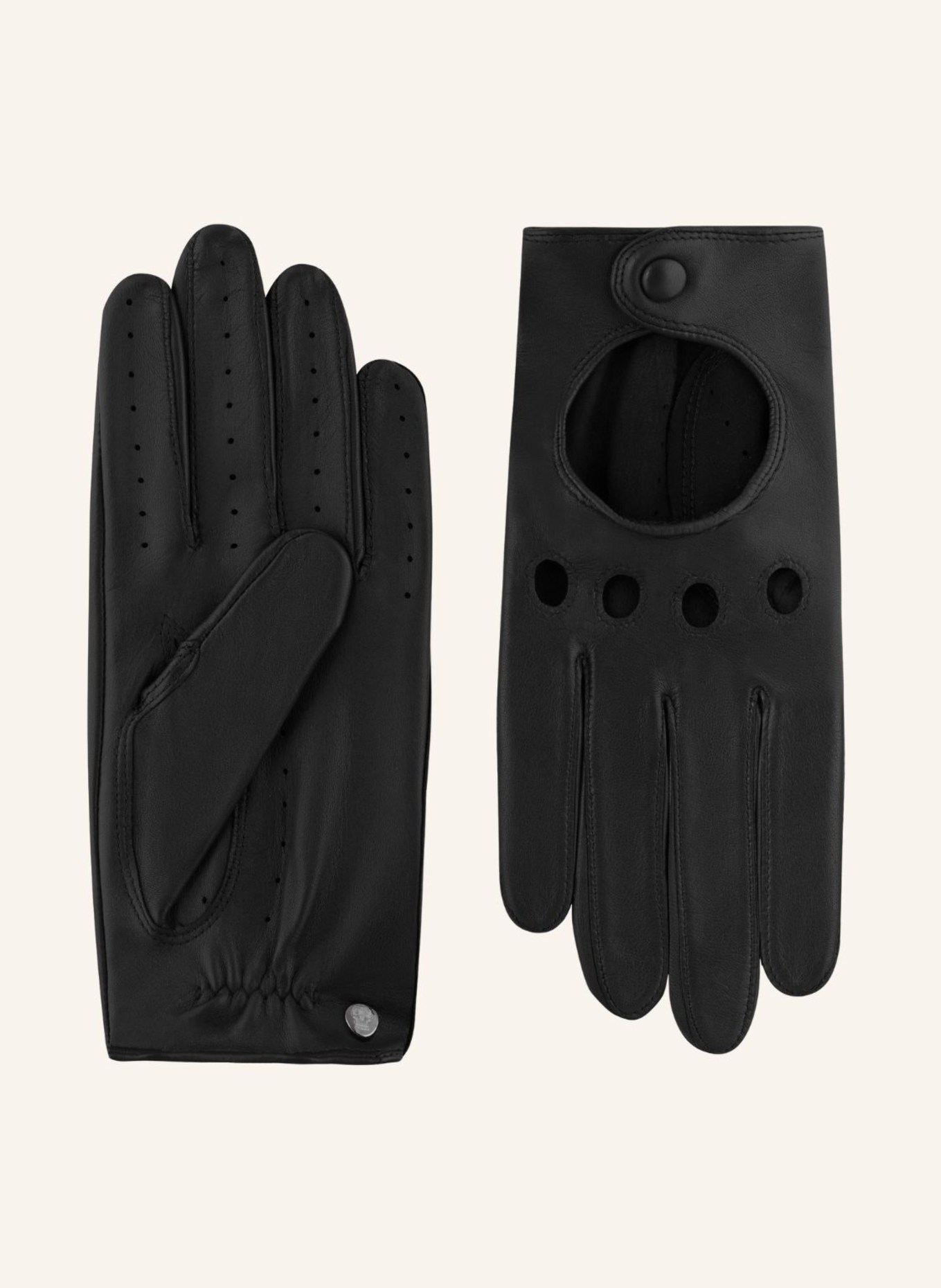 ROECKL Handschuh ROM AUTOFAHRER: SCHWARZ