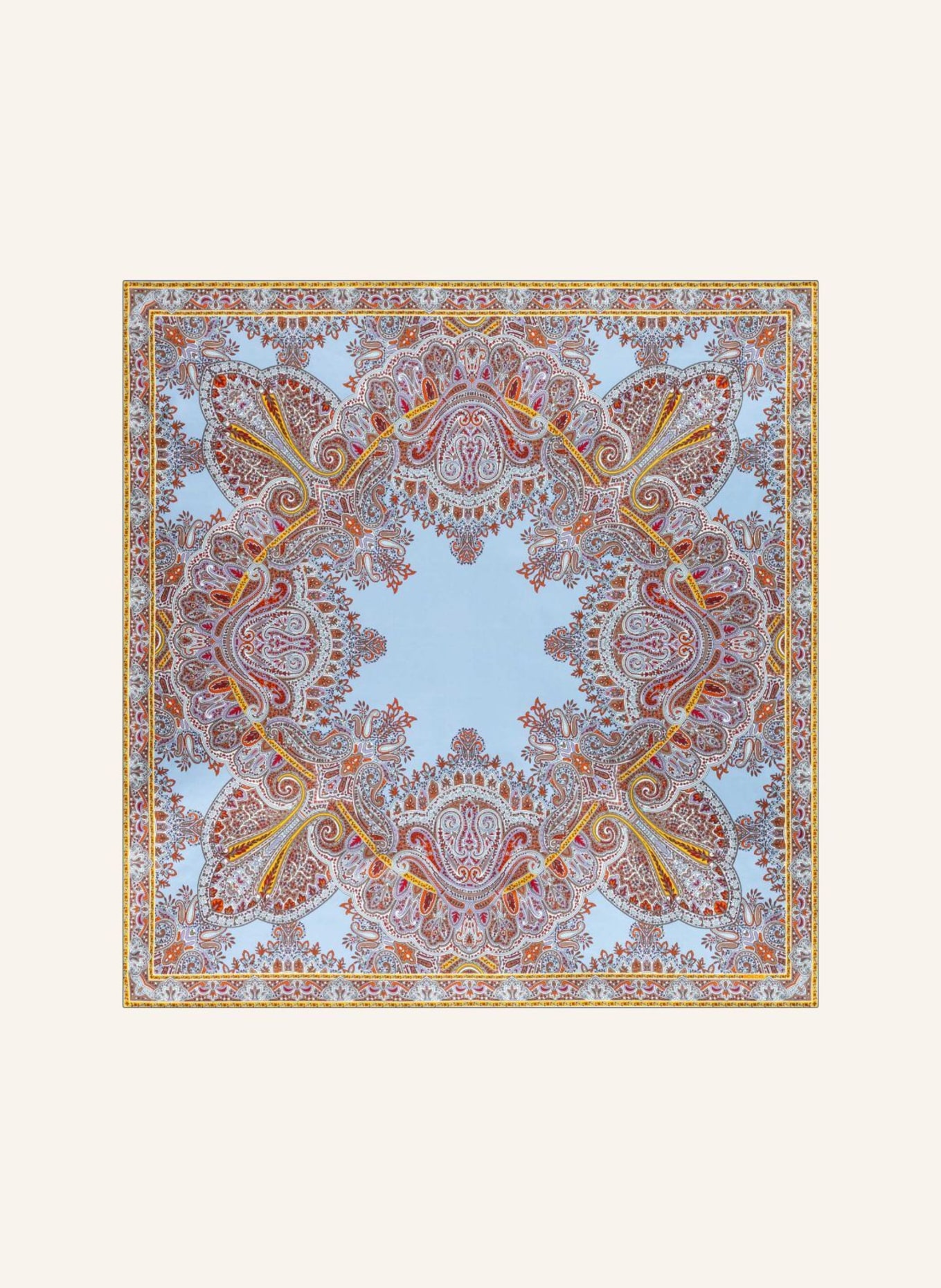 ROECKL Seidentuch PAISLEY REFLECTION: HELLBLAU