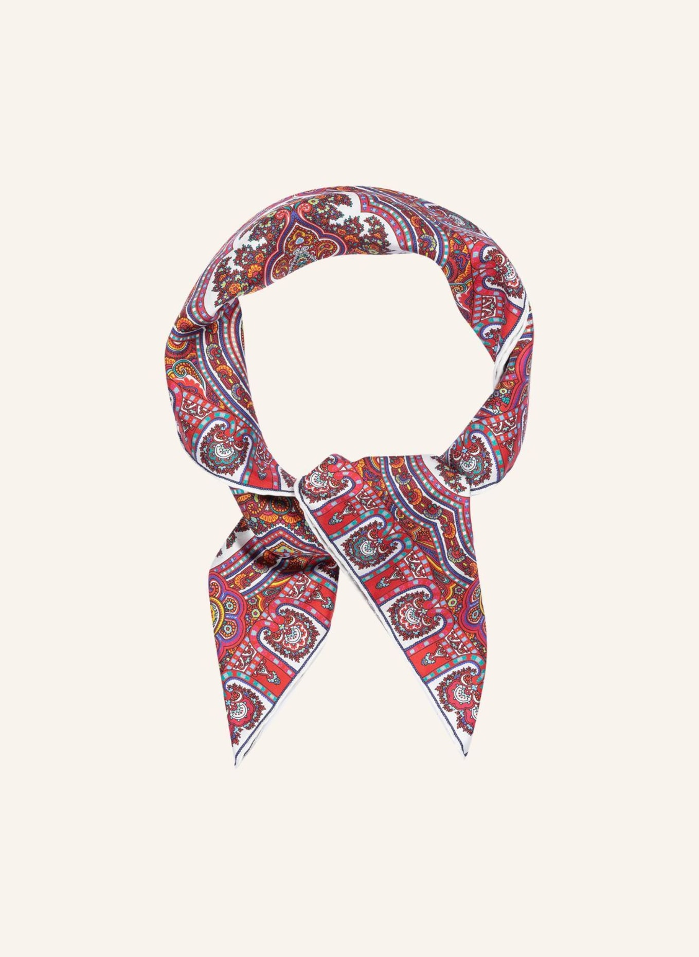 ROECKL Seidentuch PAISLEY STAR: WEISS