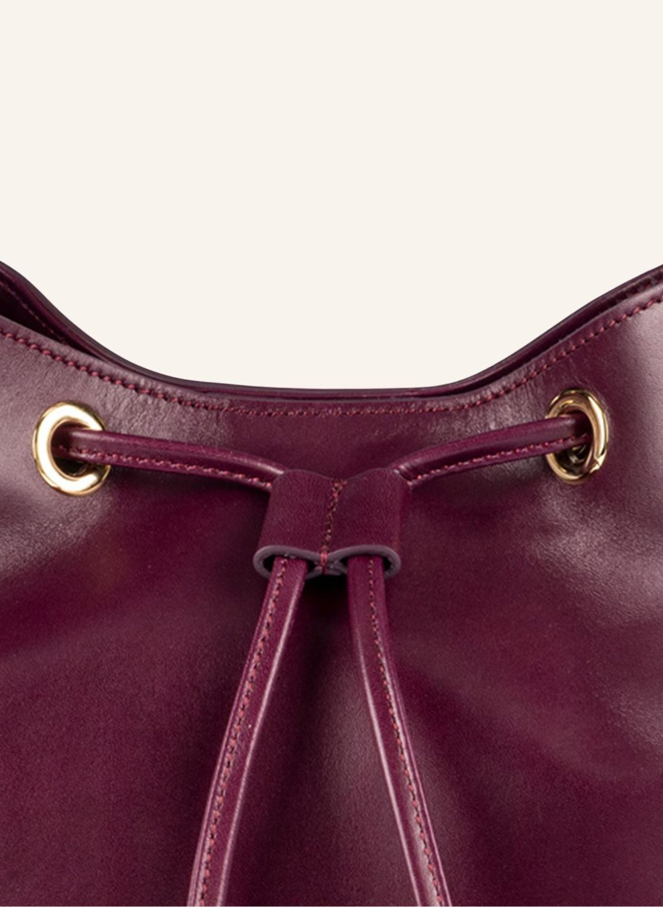 ROECKL Schultertasche PITTI MEDIUM: LILA/ DUNKELROT