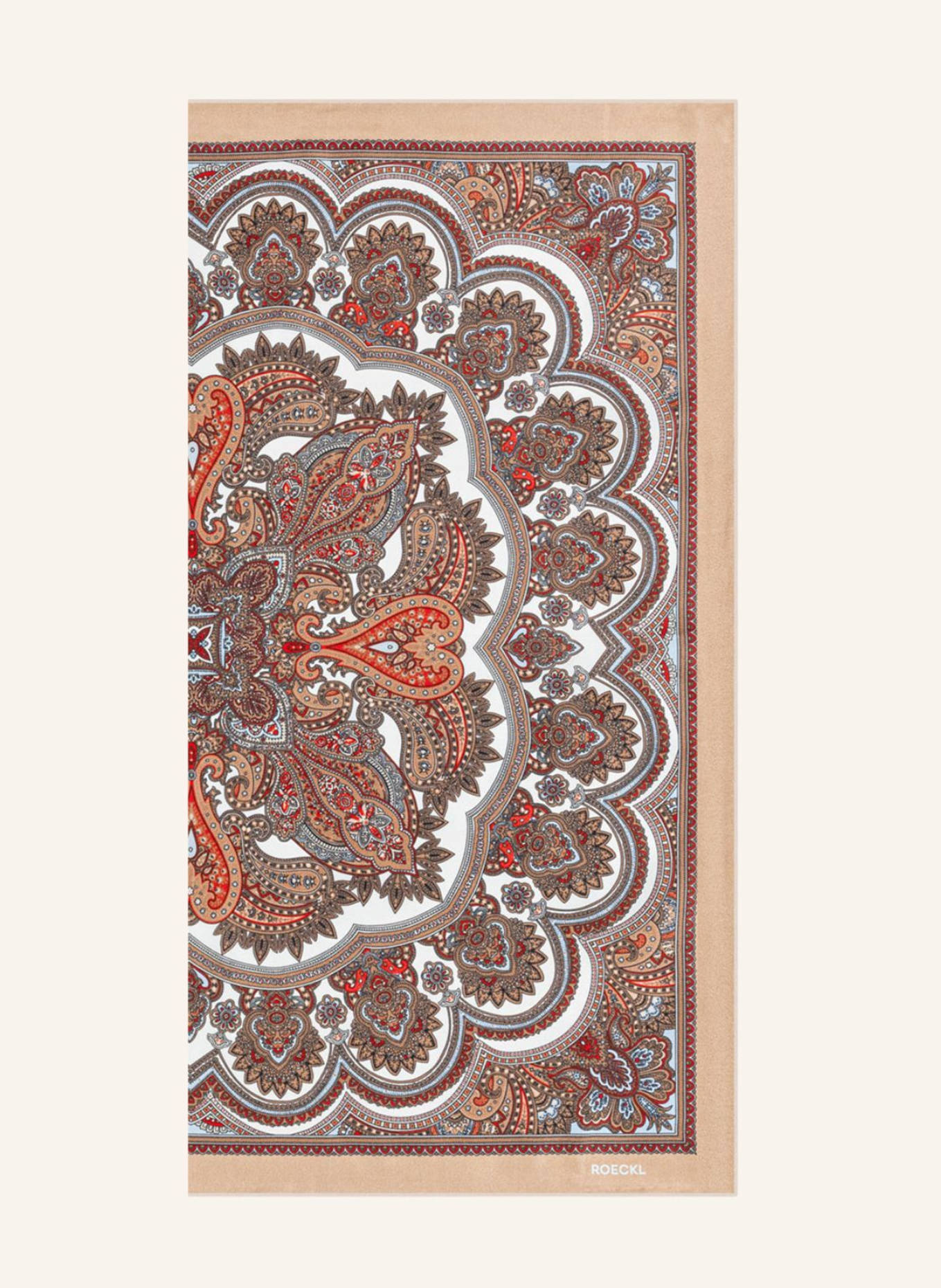 ROECKL Tücher FINE PAISLEY: BEIGE