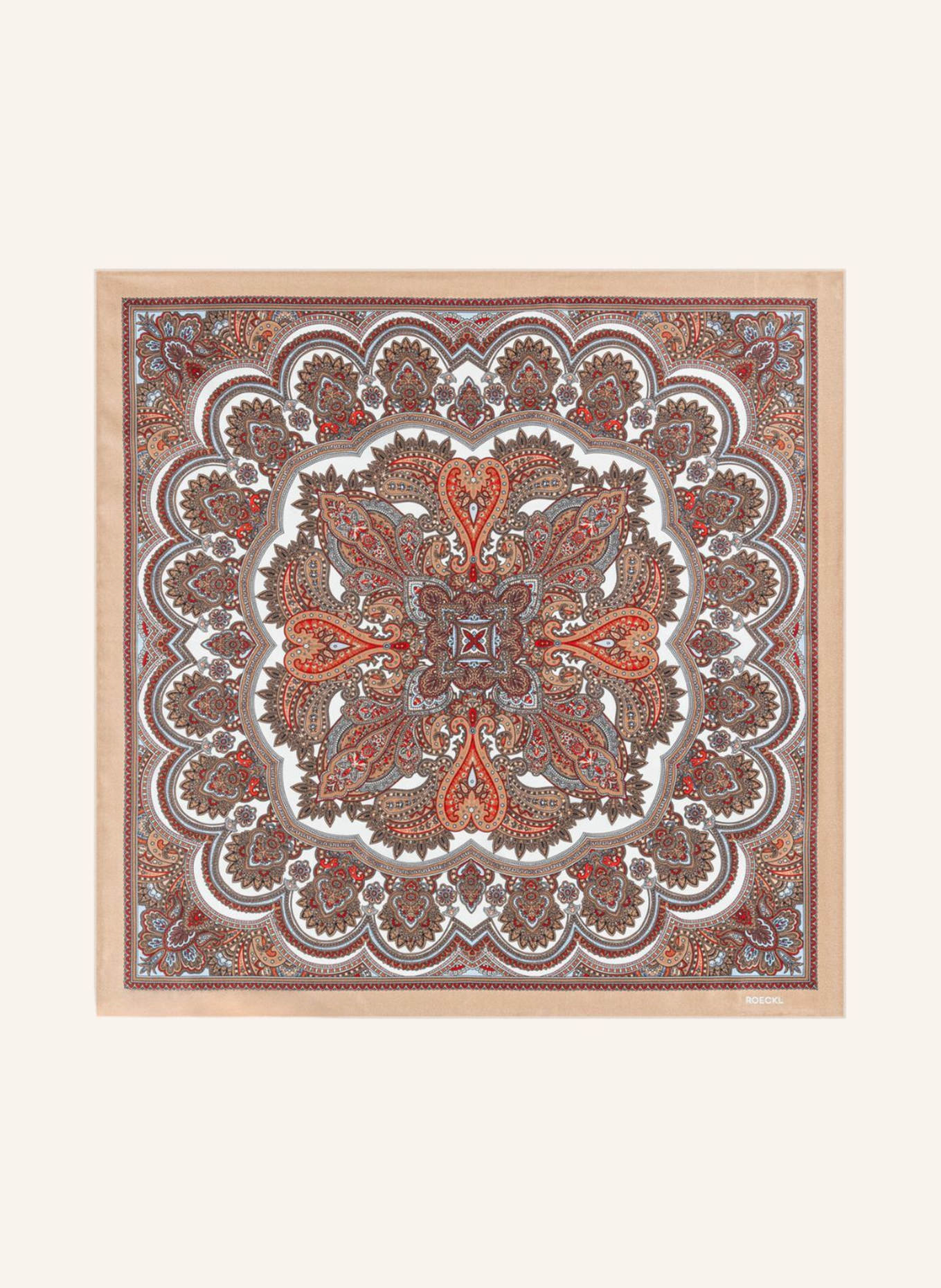 ROECKL Tücher FINE PAISLEY: BEIGE